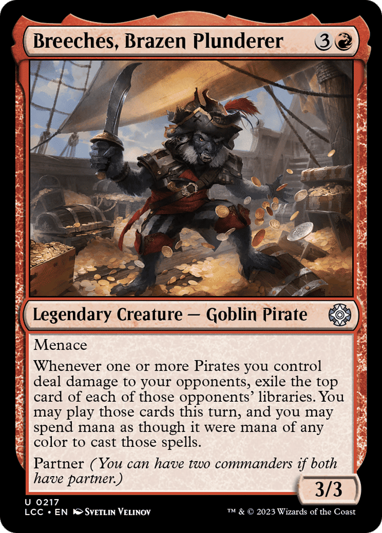 Breeches, Brazen Plunderer — The Lost Caverns of Ixalan Commander — Magic: The Gathering