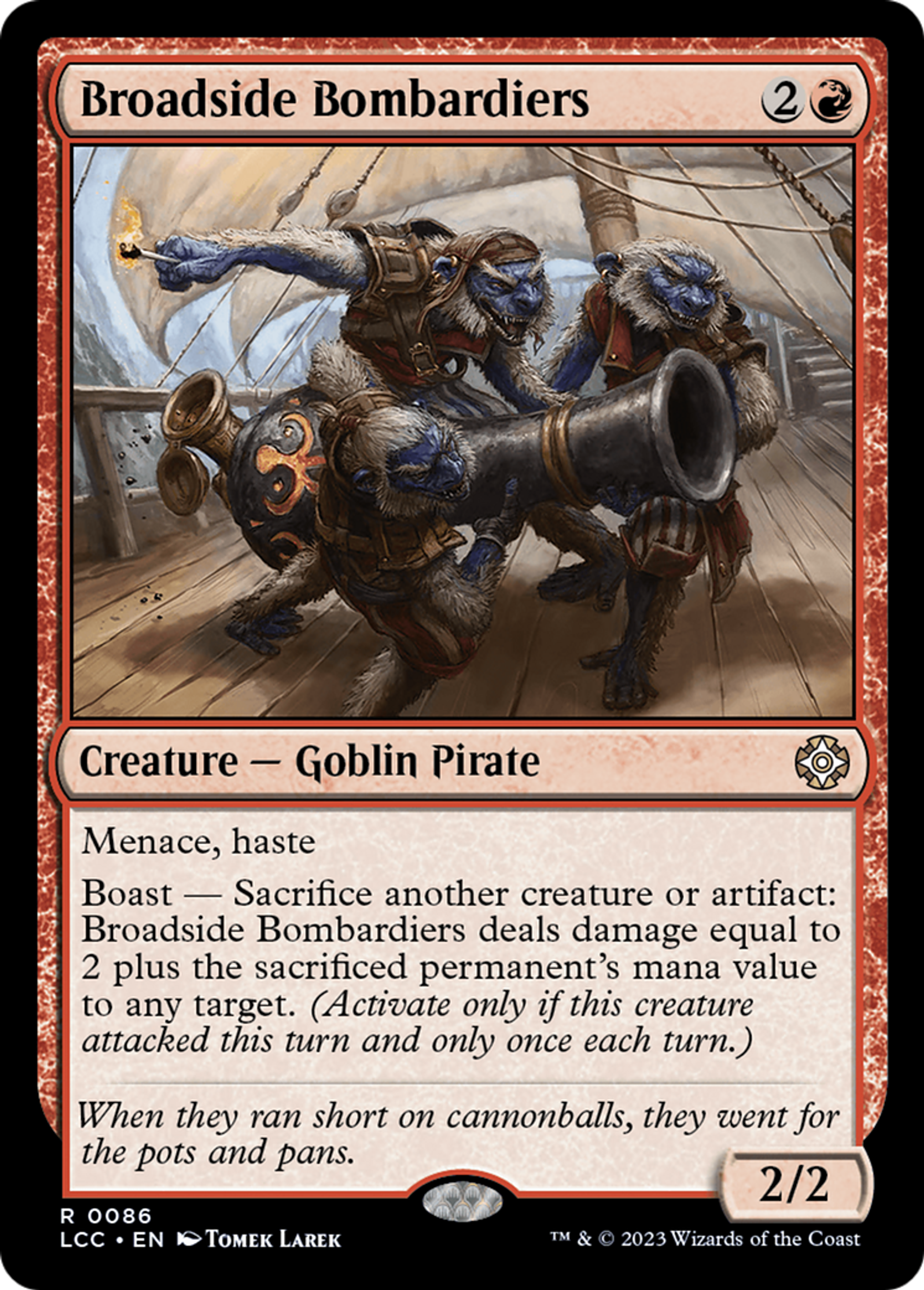 Broadside Bombardiers — The Lost Caverns of Ixalan Commander — Magic: The Gathering