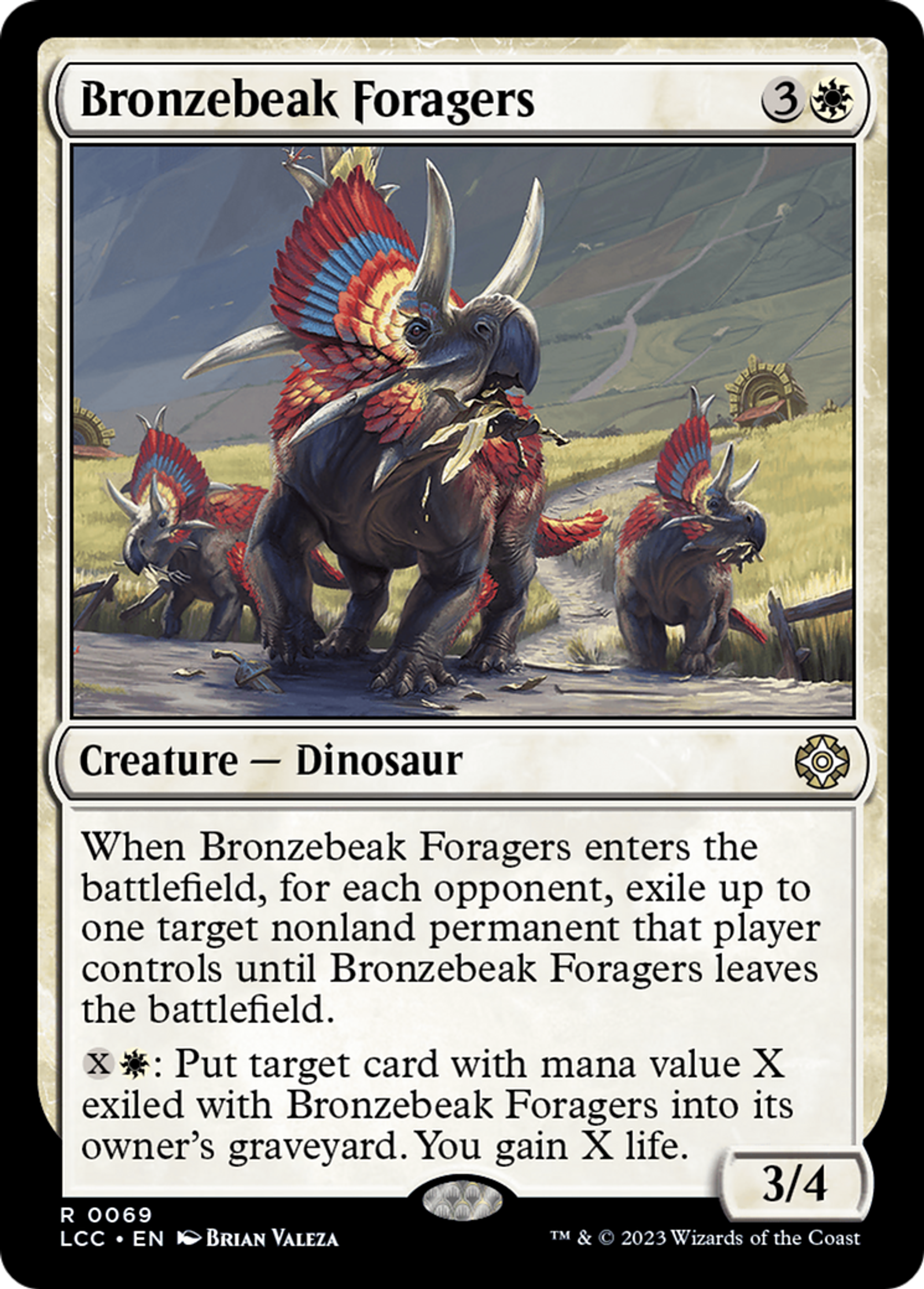 Bronzebeak Foragers — The Lost Caverns of Ixalan Commander — Magic: The Gathering