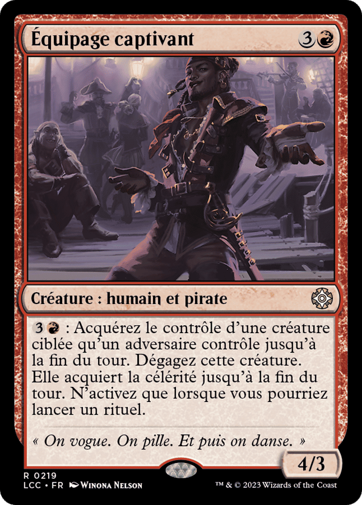 Équipage captivant — The Lost Caverns of Ixalan Commander — Magic: The Gathering