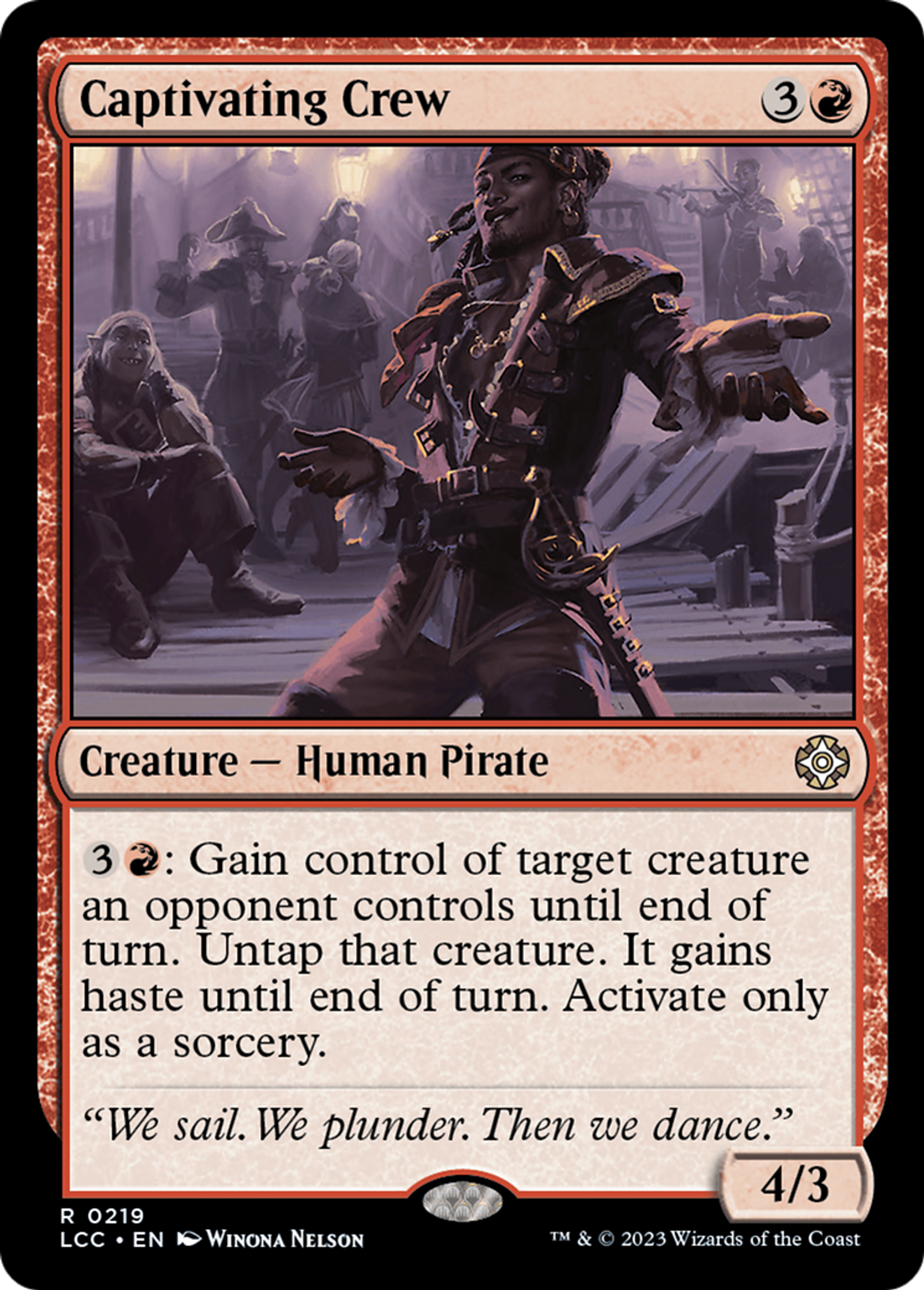 Captivating Crew — The Lost Caverns of Ixalan Commander — Magic: The Gathering