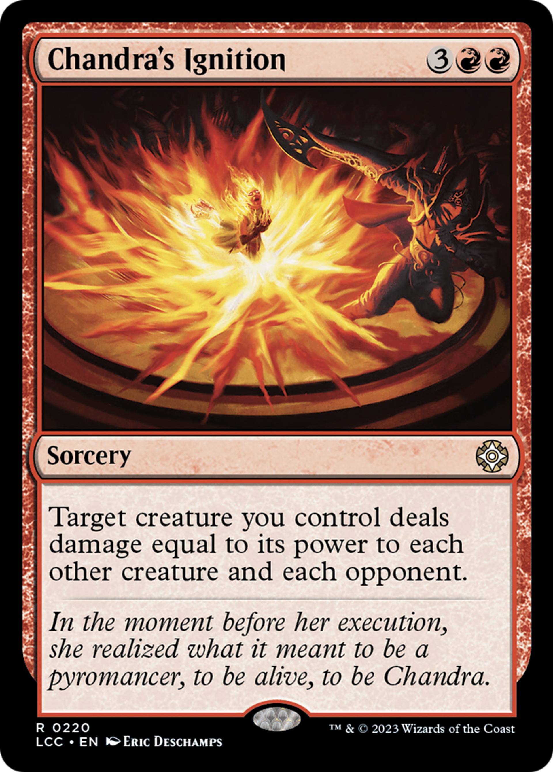 Chandra's Ignition — The Lost Caverns of Ixalan Commander — Magic: The Gathering