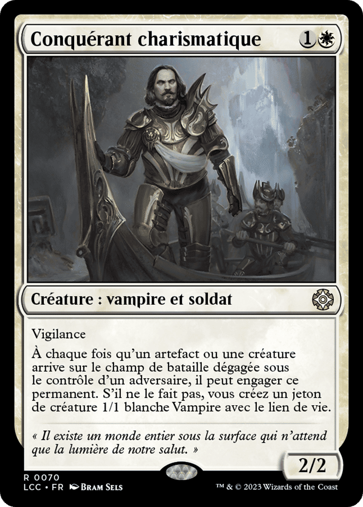 Conquérant charismatique from The Lost Caverns of Ixalan Commander - Magic: The Gathering