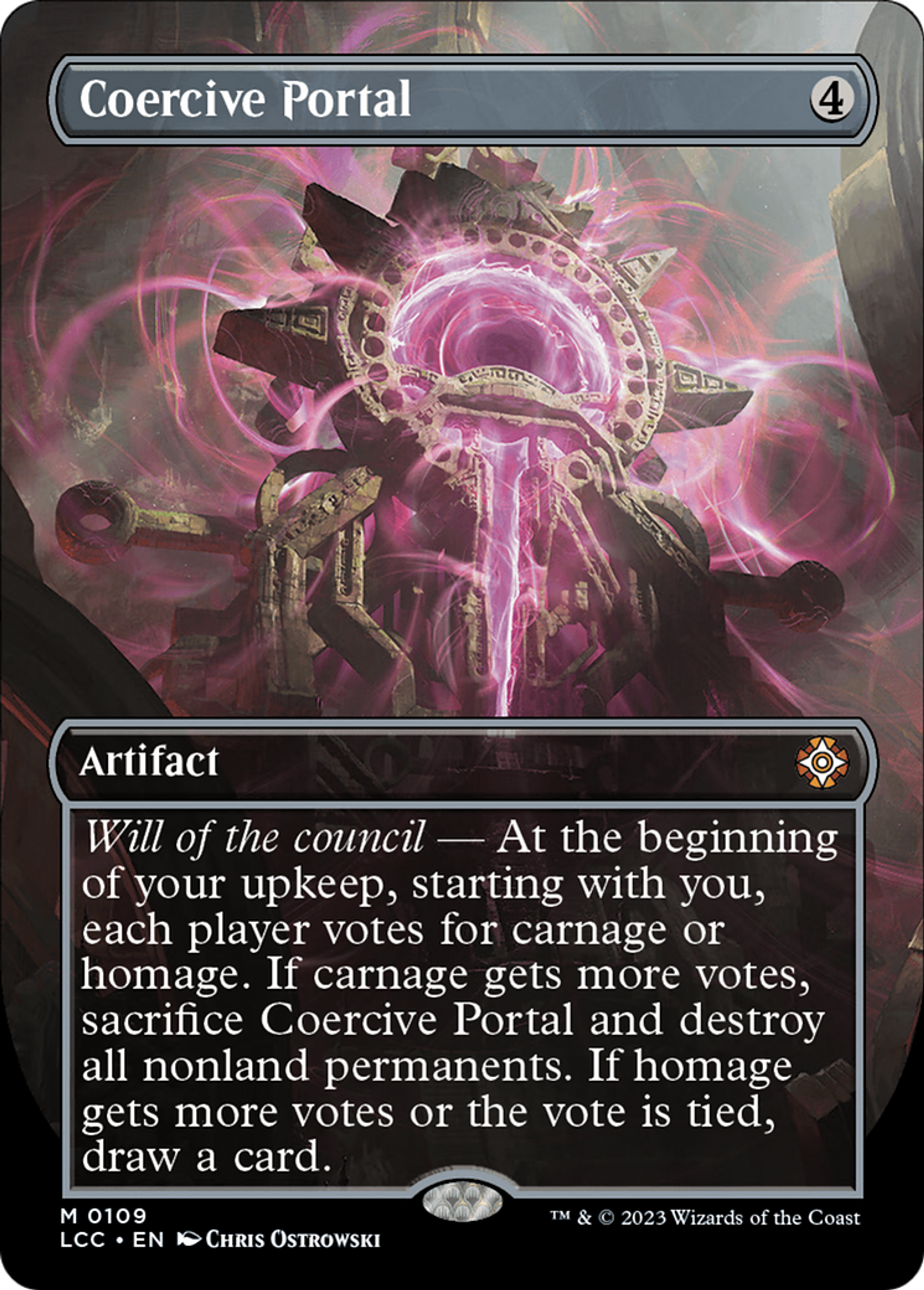 Portail coercitif — The Lost Caverns of Ixalan Commander — Magic: The Gathering