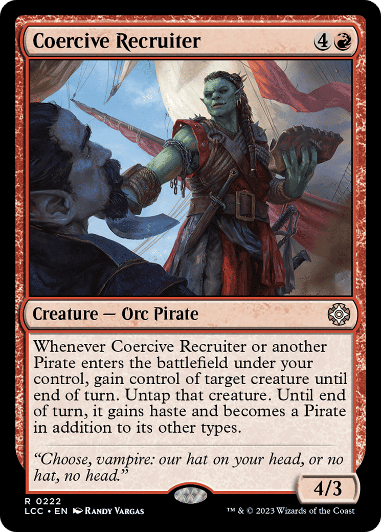 Coercive Recruiter — The Lost Caverns of Ixalan Commander — Magic: The Gathering