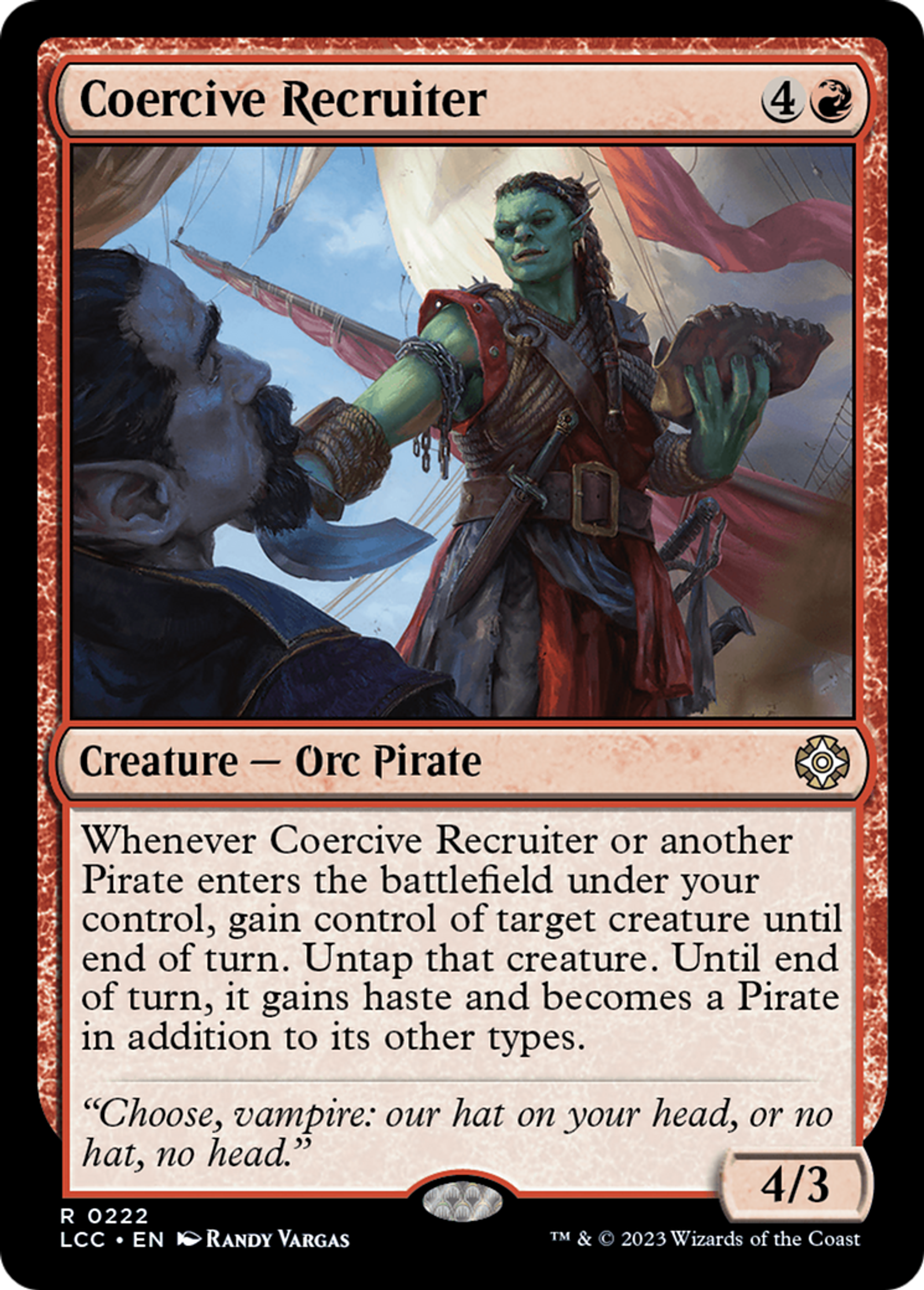 Coercive Recruiter — The Lost Caverns of Ixalan Commander — Magic: The Gathering