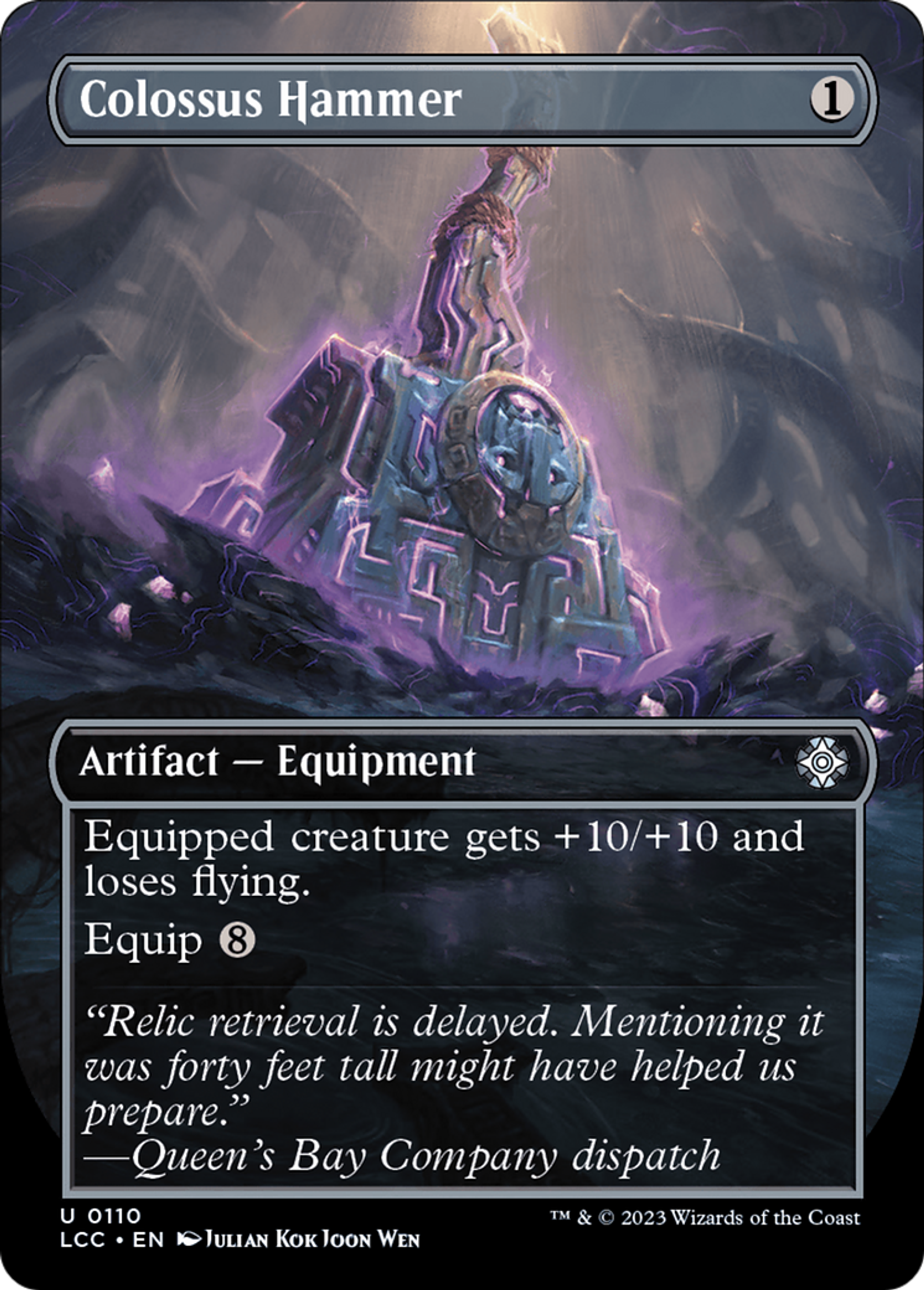 Marteau colossal — The Lost Caverns of Ixalan Commander — Magic: The Gathering