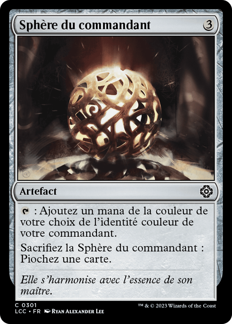 Sphère du commandant — The Lost Caverns of Ixalan Commander — Magic: The Gathering