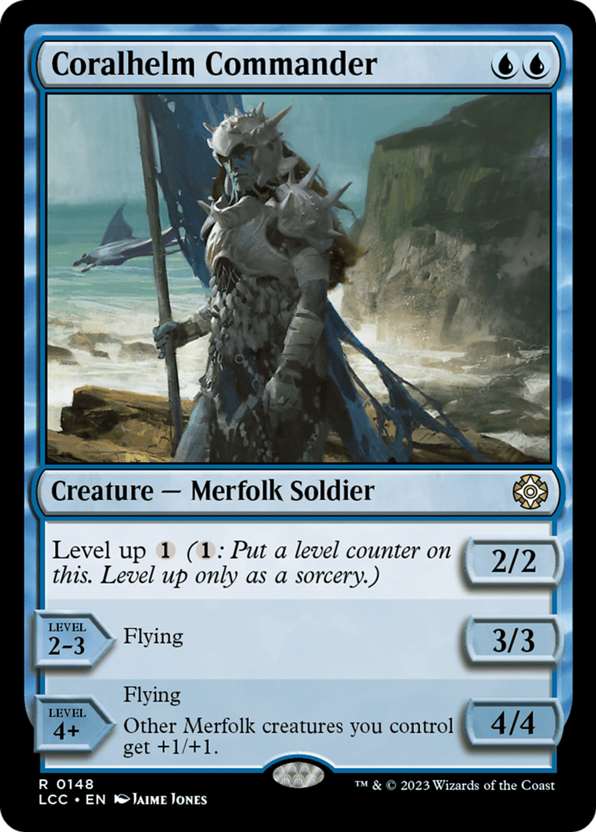 Commandant au casque de corail — The Lost Caverns of Ixalan Commander — Magic: The Gathering