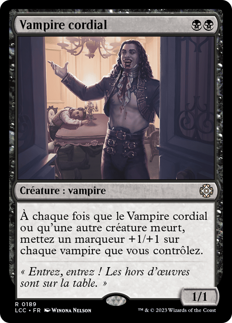 Vampire cordial — The Lost Caverns of Ixalan Commander — Magic: The Gathering