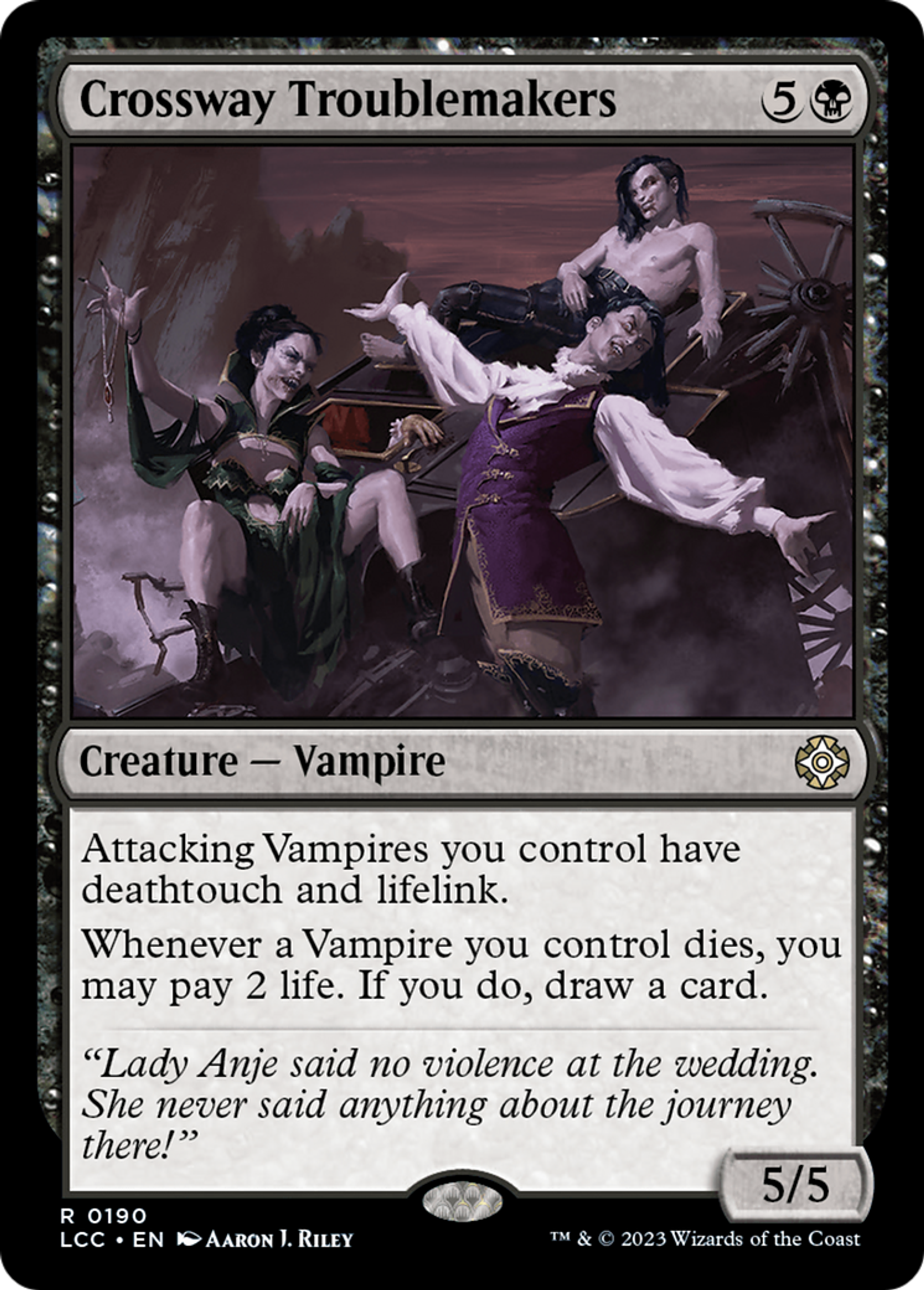 Crossway Troublemakers — The Lost Caverns of Ixalan Commander — Magic: The Gathering