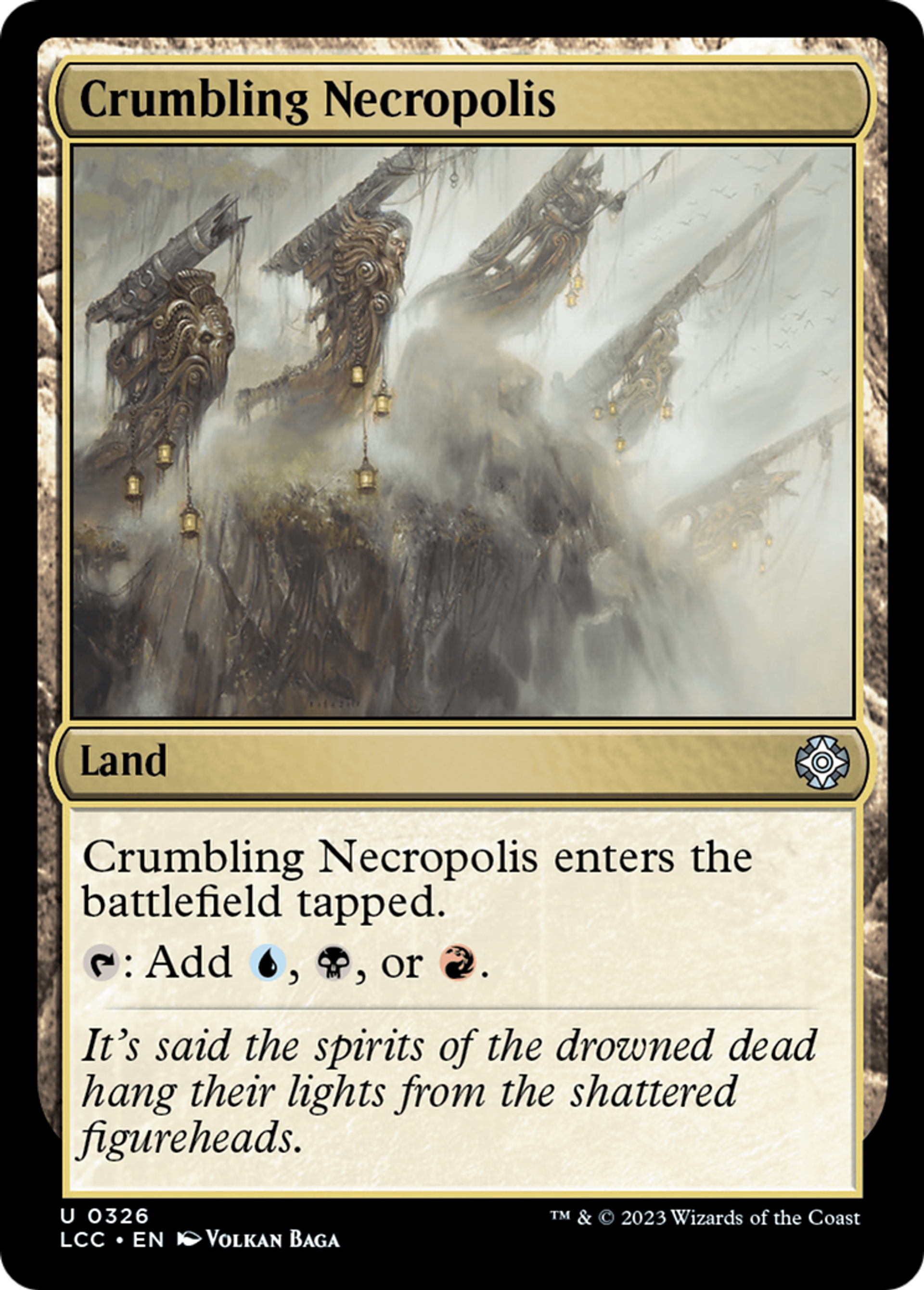 Crumbling Necropolis — The Lost Caverns of Ixalan Commander — Magic: The Gathering