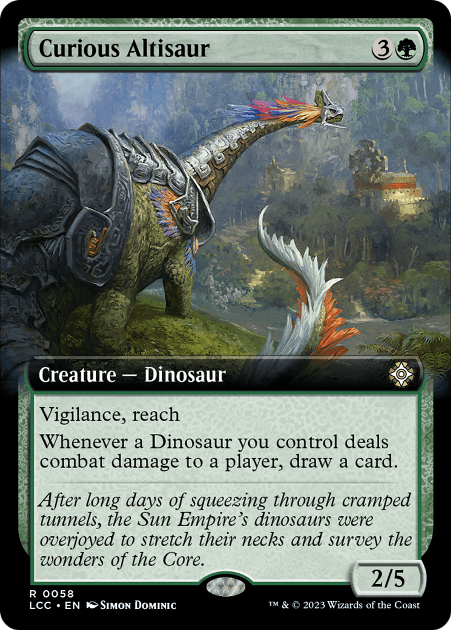 Altisaure curieux — The Lost Caverns of Ixalan Commander — Magic: The Gathering
