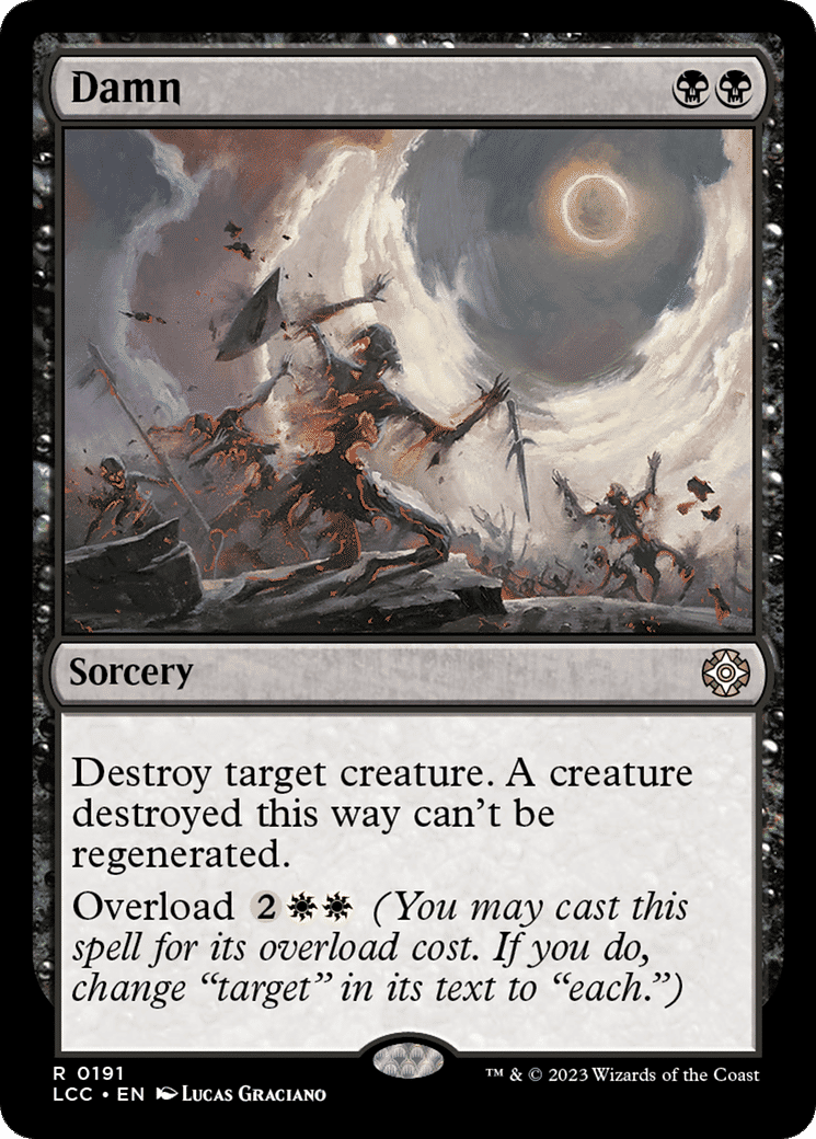 Damn — The Lost Caverns of Ixalan Commander — Magic: The Gathering
