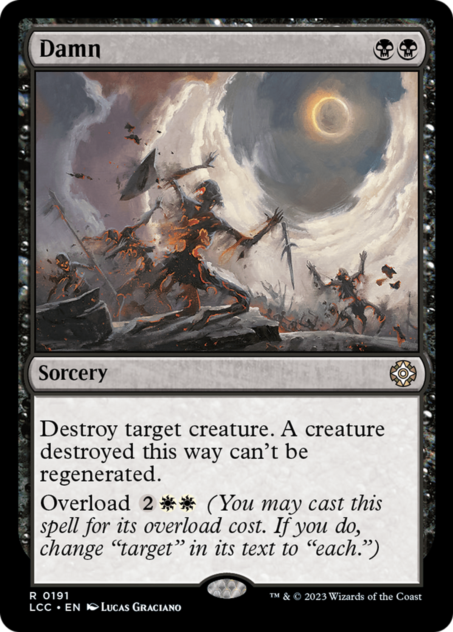 Damn — The Lost Caverns of Ixalan Commander — Magic: The Gathering