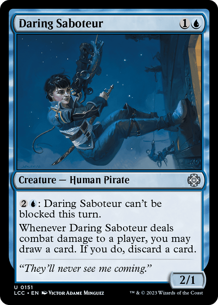 Daring Saboteur — The Lost Caverns of Ixalan Commander — Magic: The Gathering