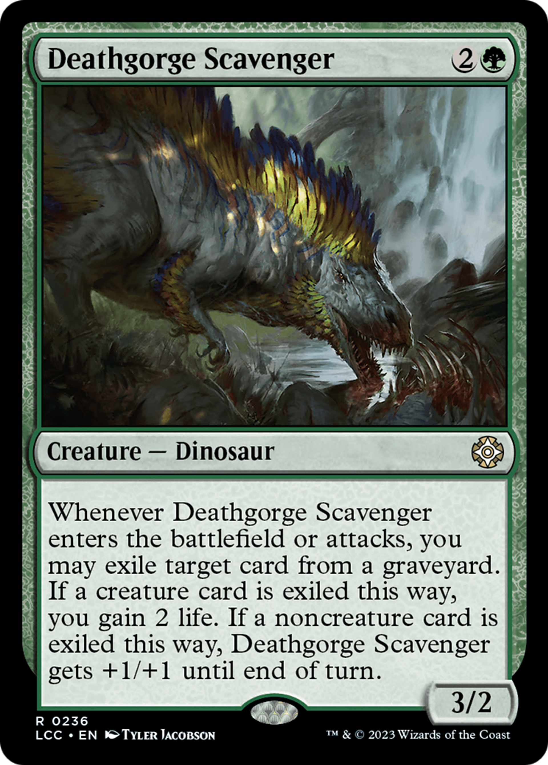 Deathgorge Scavenger — The Lost Caverns of Ixalan Commander — Magic: The Gathering