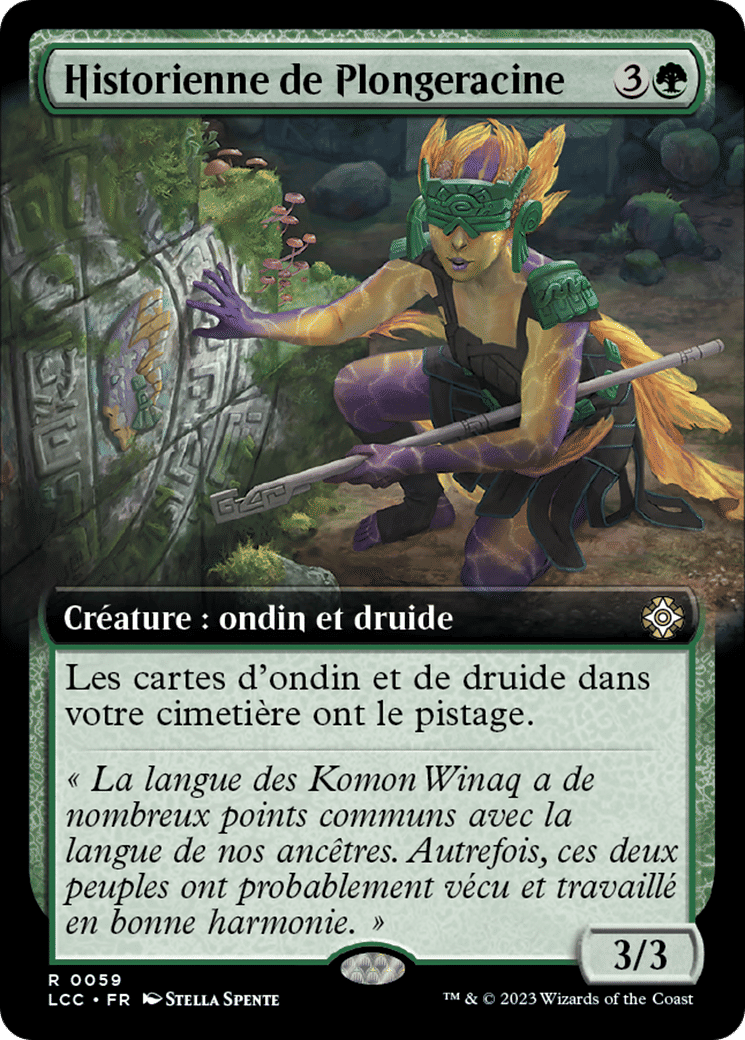Historienne de Plongeracine — The Lost Caverns of Ixalan Commander — Magic: The Gathering