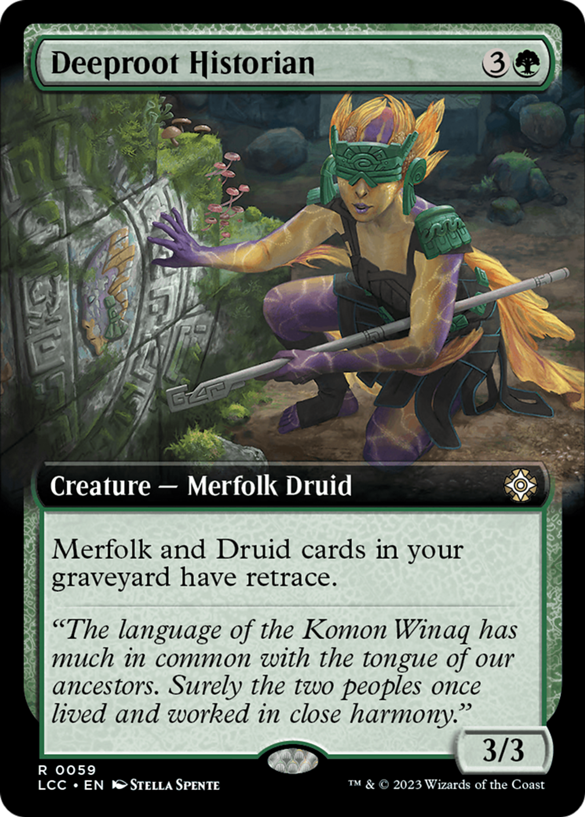 Deeproot Historian — The Lost Caverns of Ixalan Commander — Magic: The Gathering