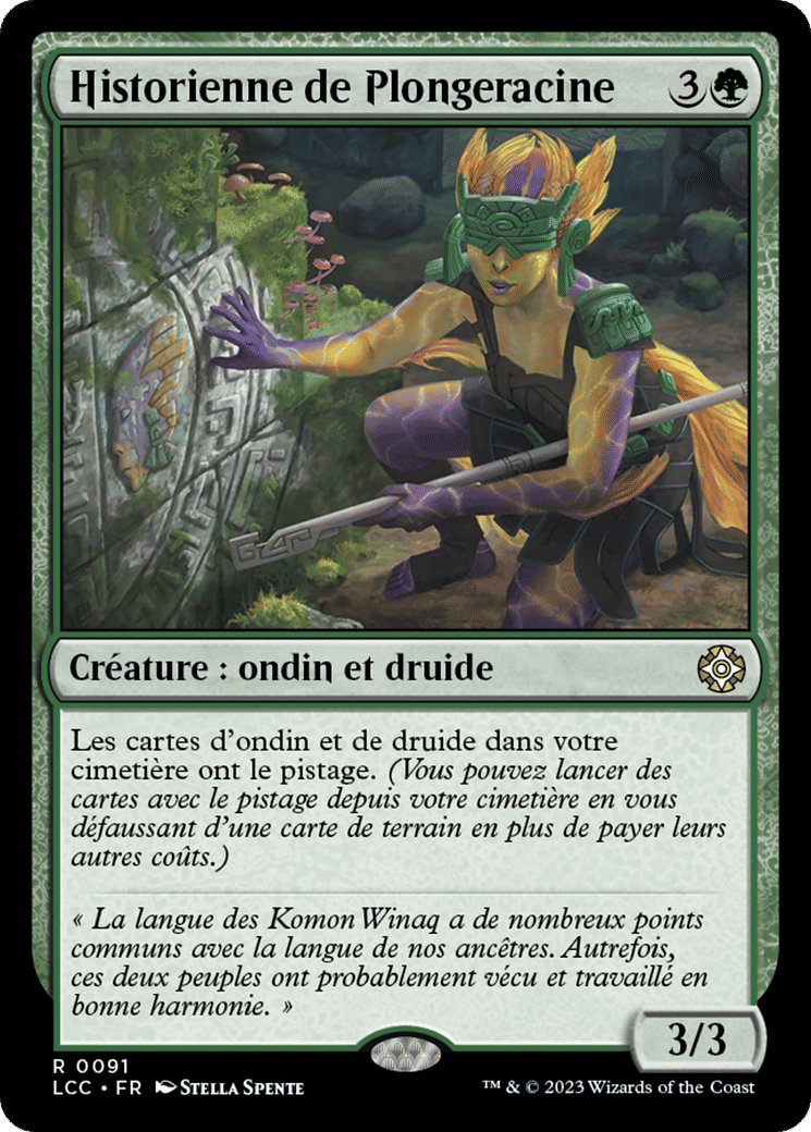 Historienne de Plongeracine — The Lost Caverns of Ixalan Commander — Magic: The Gathering