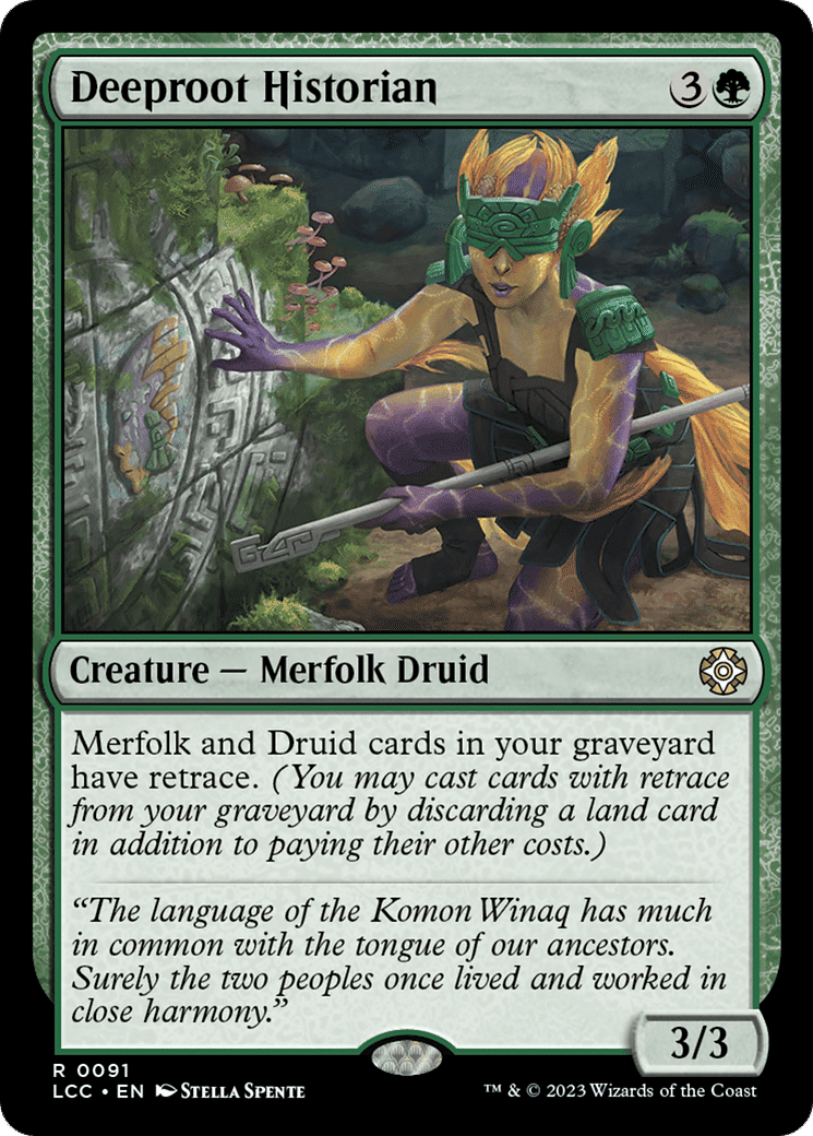 Deeproot Historian — The Lost Caverns of Ixalan Commander — Magic: The Gathering