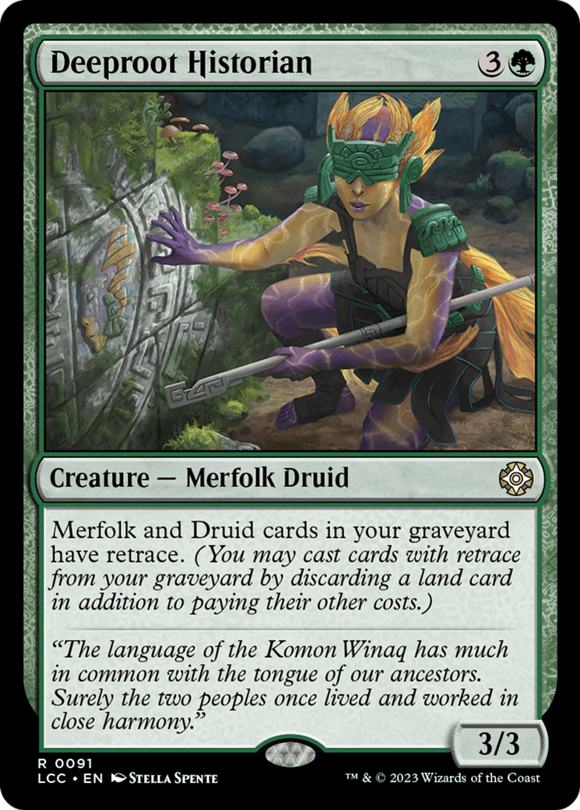 Deeproot Historian — The Lost Caverns of Ixalan Commander — Magic: The Gathering