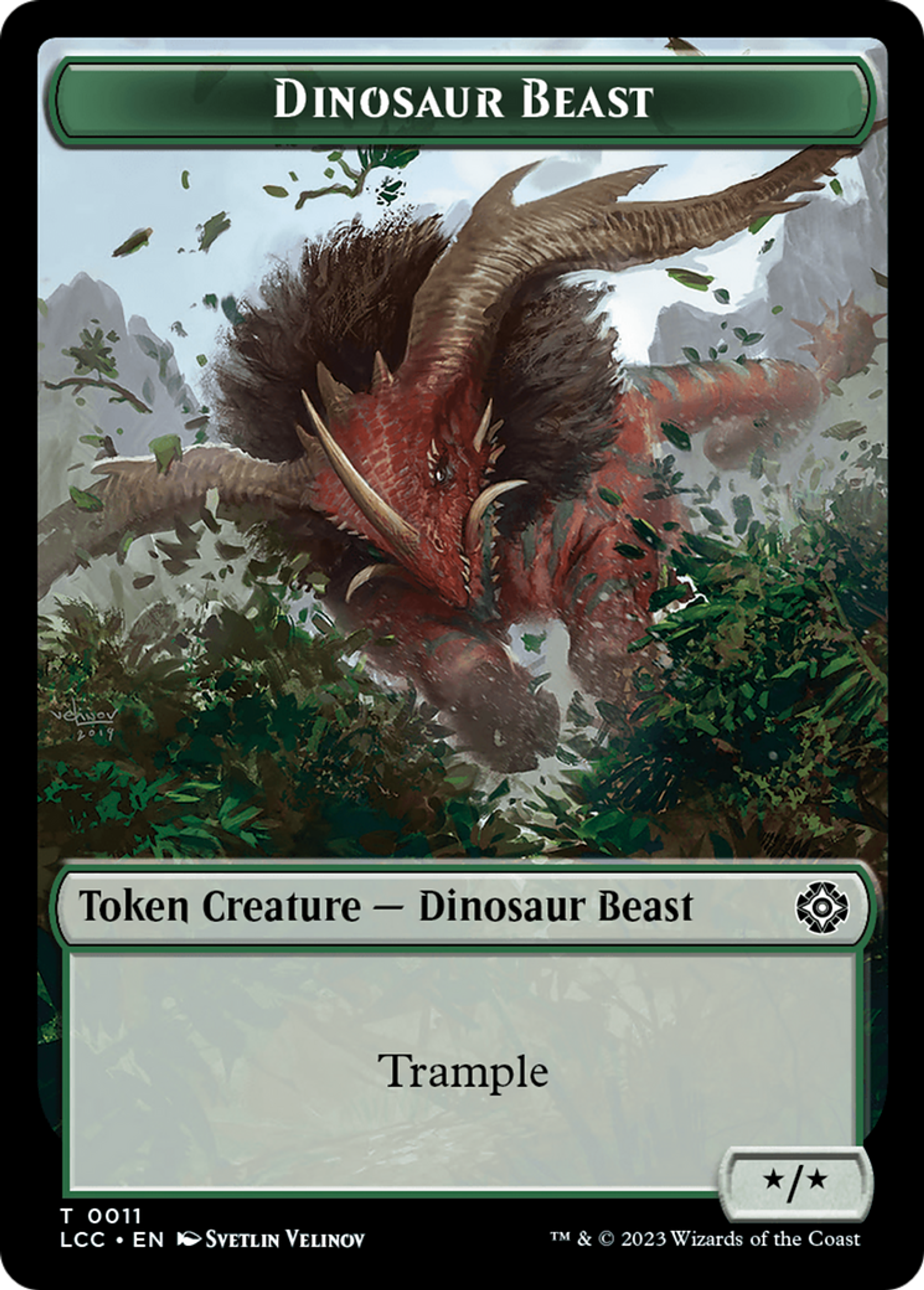 Dinosaur Beast — The Lost Caverns of Ixalan Commander — Magic: The Gathering