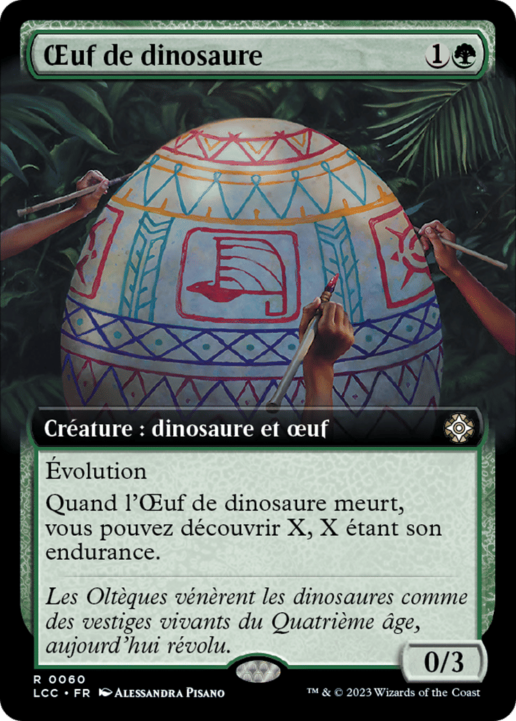 Œuf de dinosaure — The Lost Caverns of Ixalan Commander — Magic: The Gathering