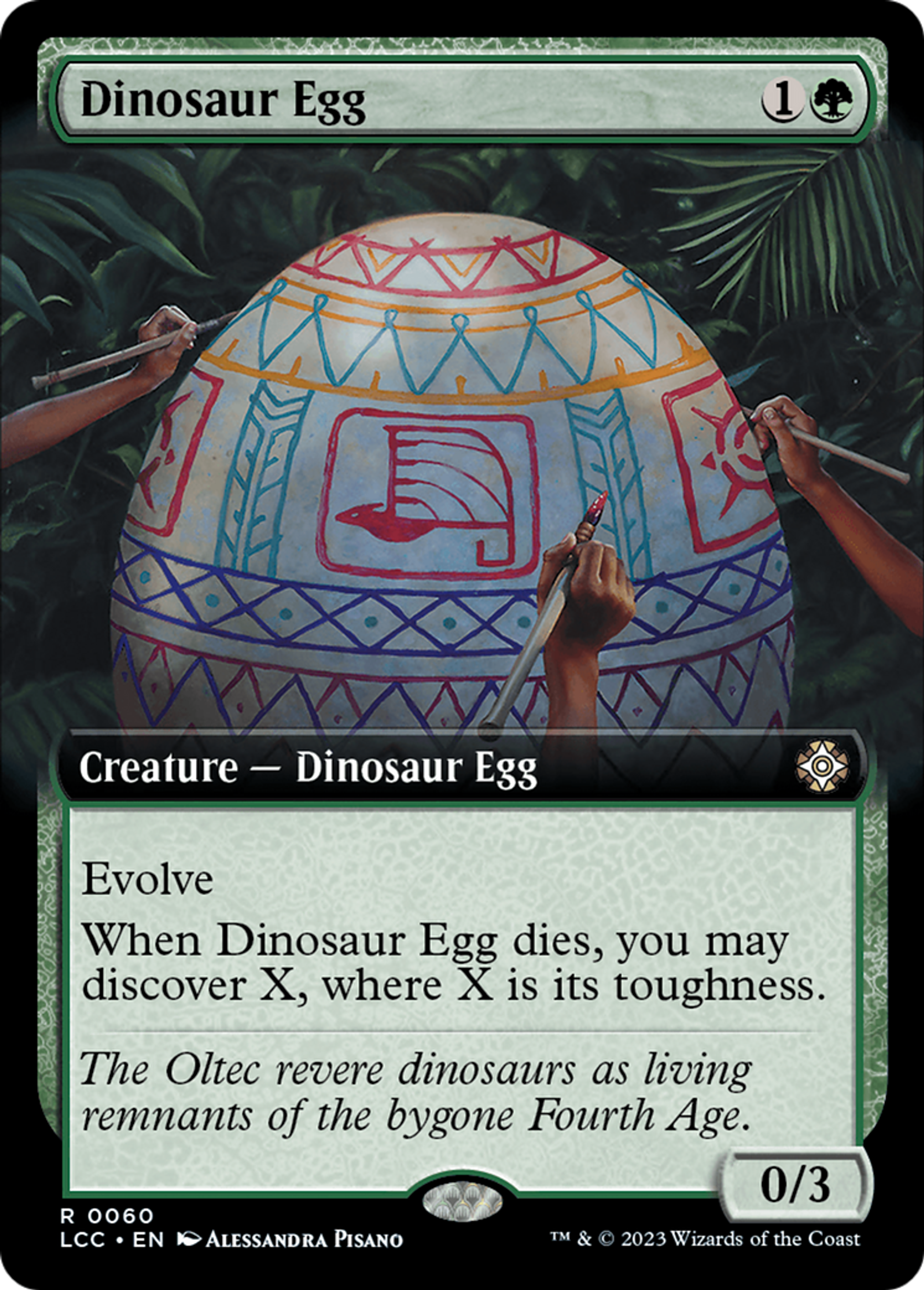 Dinosaur Egg — The Lost Caverns of Ixalan Commander — Magic: The Gathering