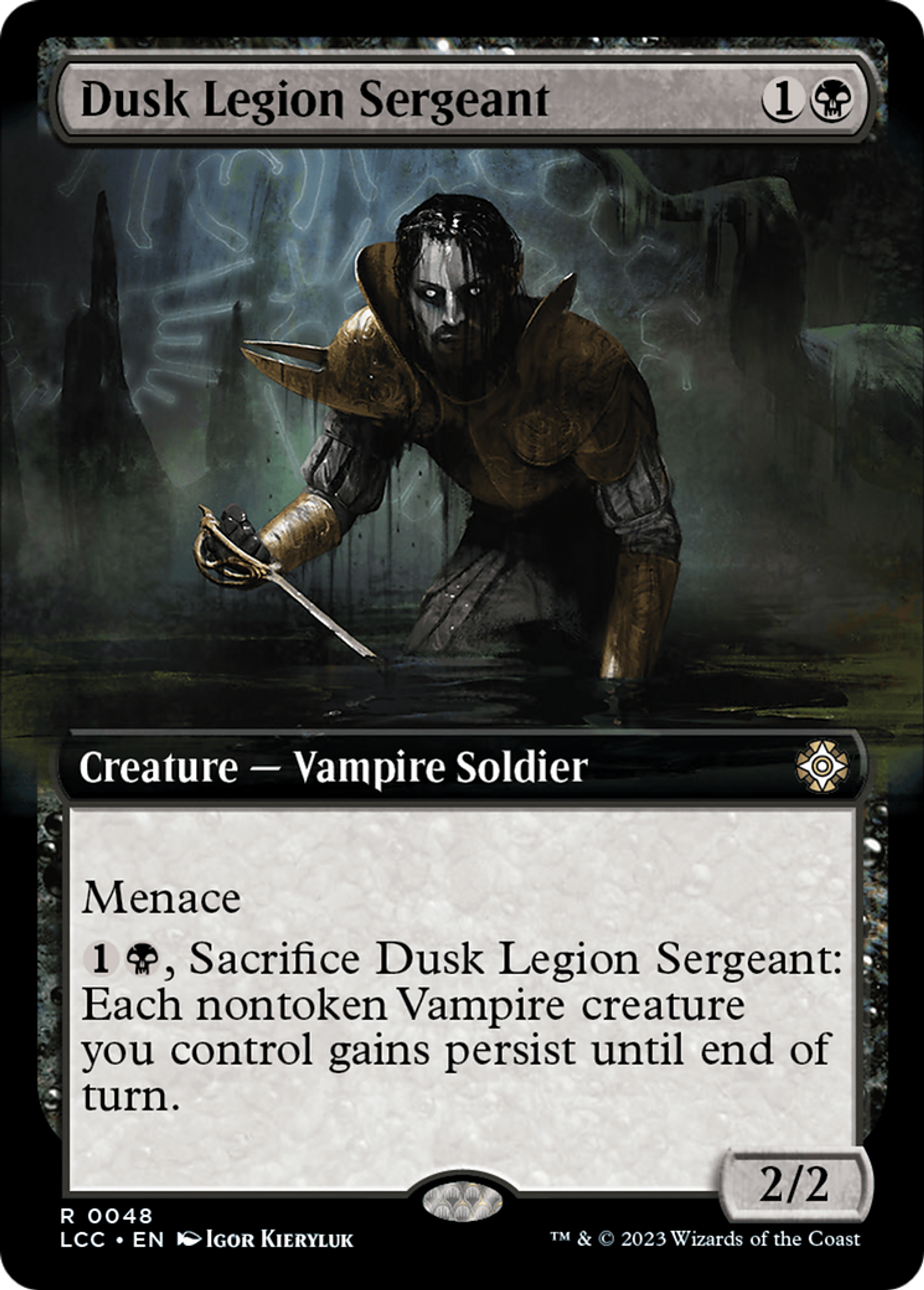 Dusk Legion Sergeant — The Lost Caverns of Ixalan Commander — Magic: The Gathering