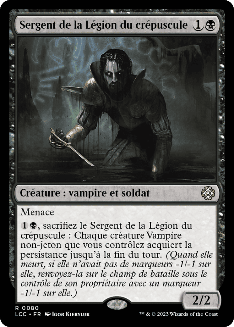 Sergent de la Légion du crépuscule — The Lost Caverns of Ixalan Commander — Magic: The Gathering