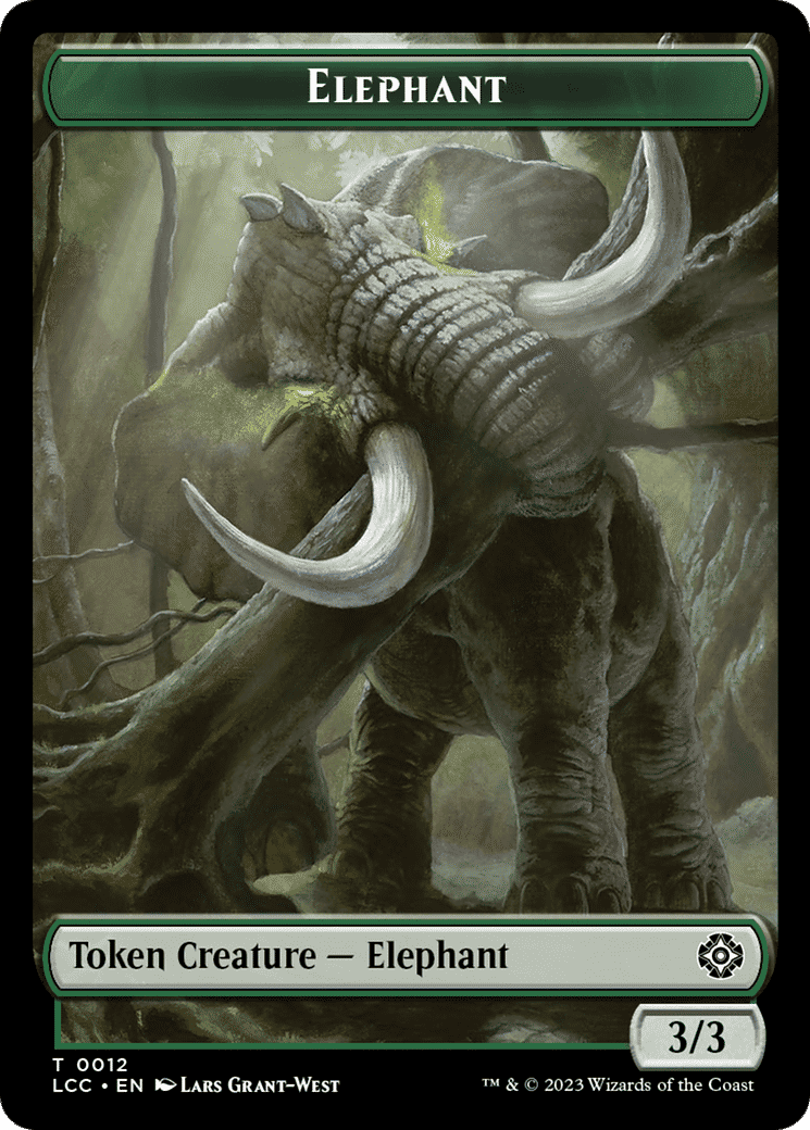 Elephant — The Lost Caverns of Ixalan Commander — Magic: The Gathering