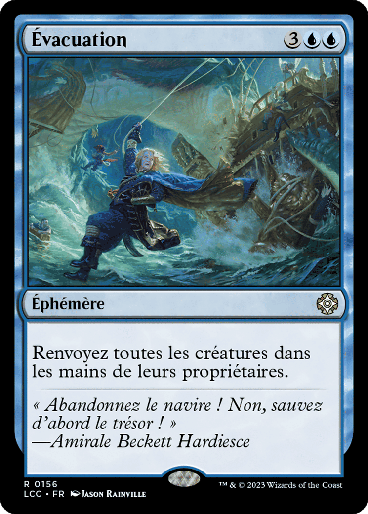 Évacuation — The Lost Caverns of Ixalan Commander — Magic: The Gathering