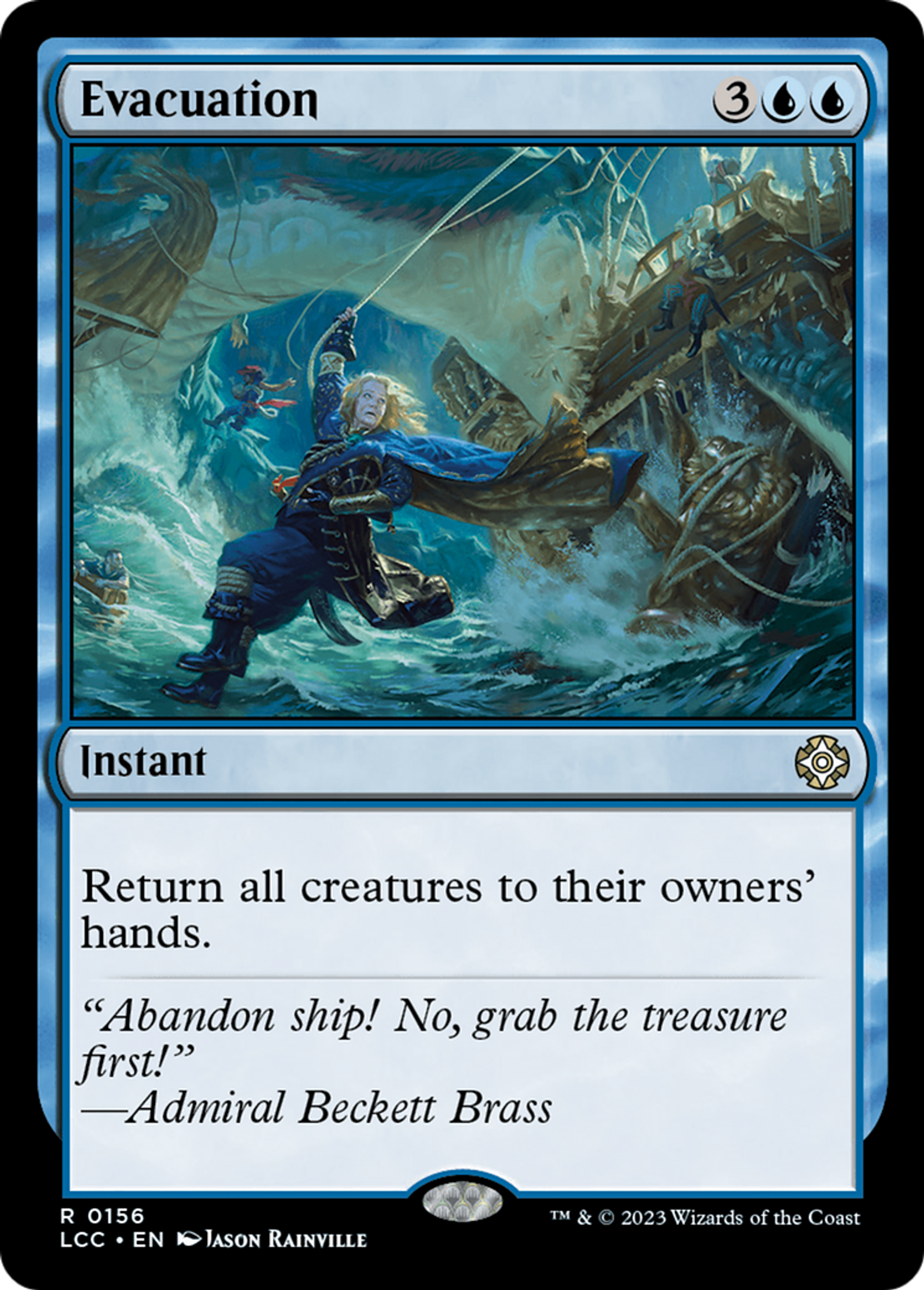 Évacuation — The Lost Caverns of Ixalan Commander — Magic: The Gathering