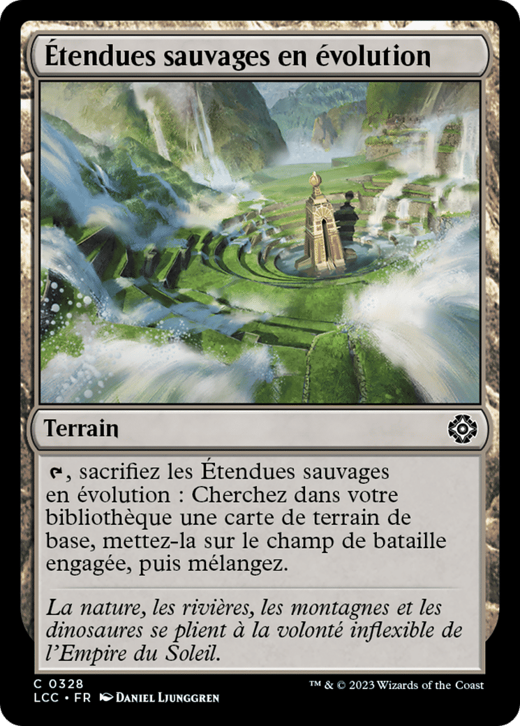 Étendues sauvages en évolution — The Lost Caverns of Ixalan Commander — Magic: The Gathering