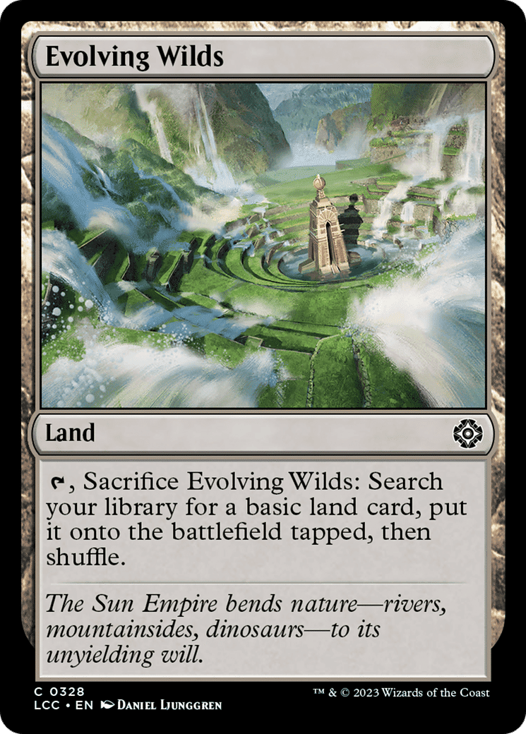 Evolving Wilds — The Lost Caverns of Ixalan Commander — Magic: The Gathering