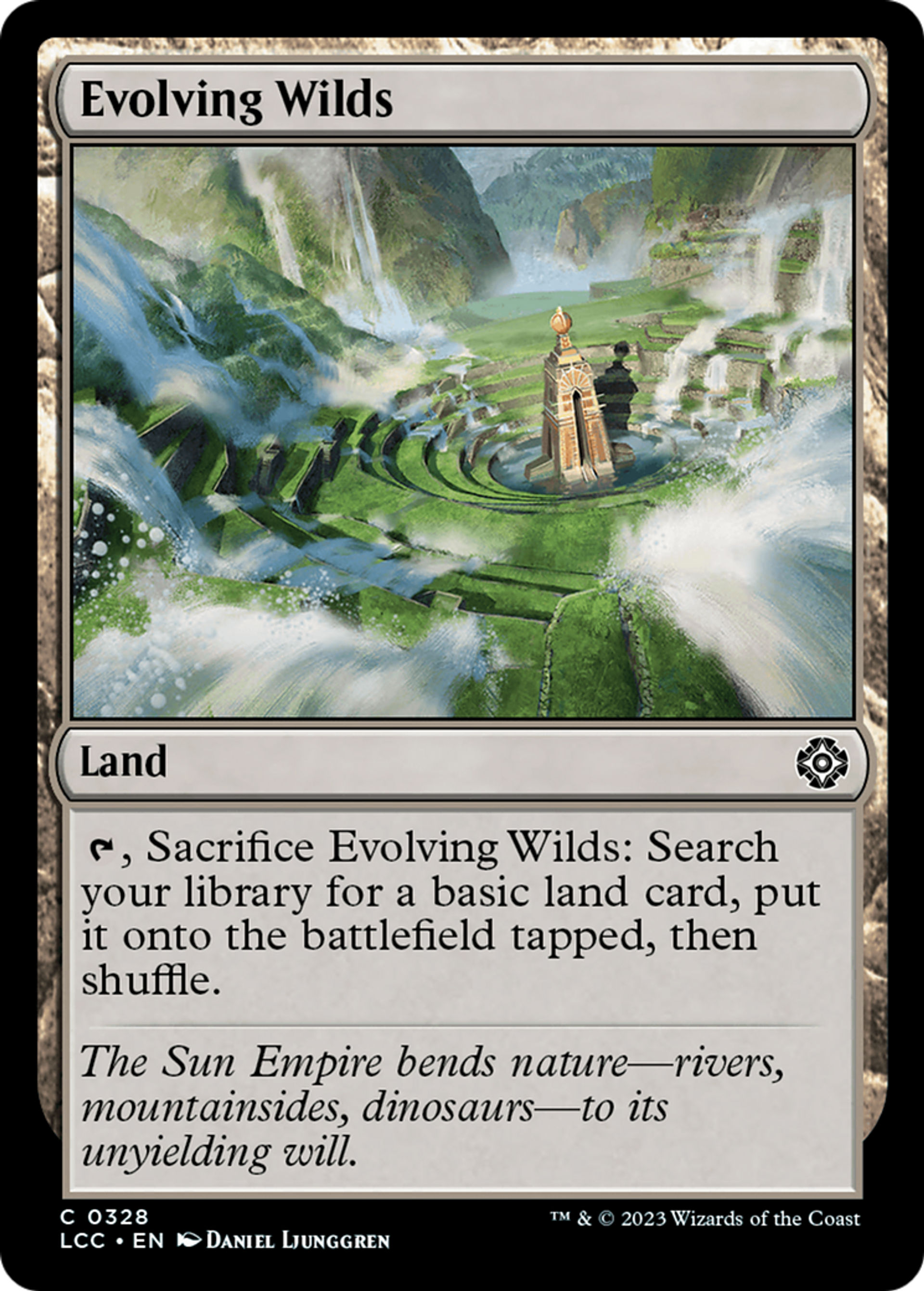 Evolving Wilds — The Lost Caverns of Ixalan Commander — Magic: The Gathering