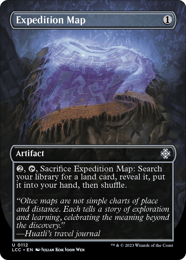 Expedition Map — The Lost Caverns of Ixalan Commander — Magic: The Gathering