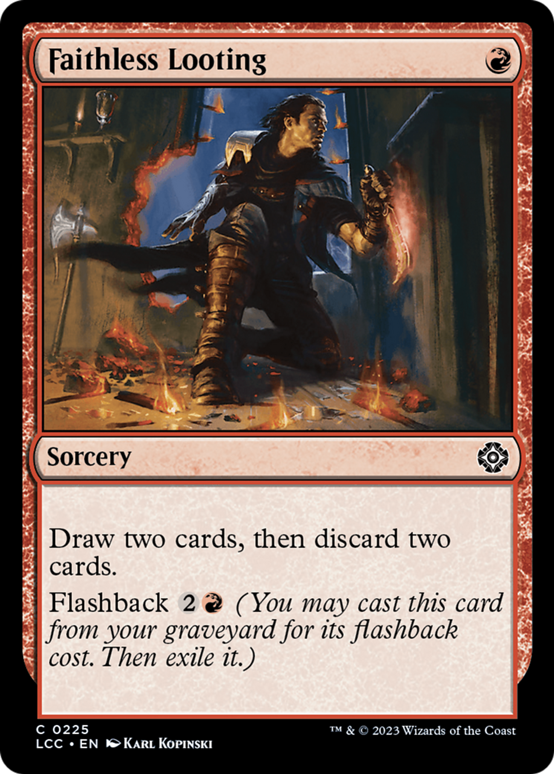 Faithless Looting — The Lost Caverns of Ixalan Commander — Magic: The Gathering