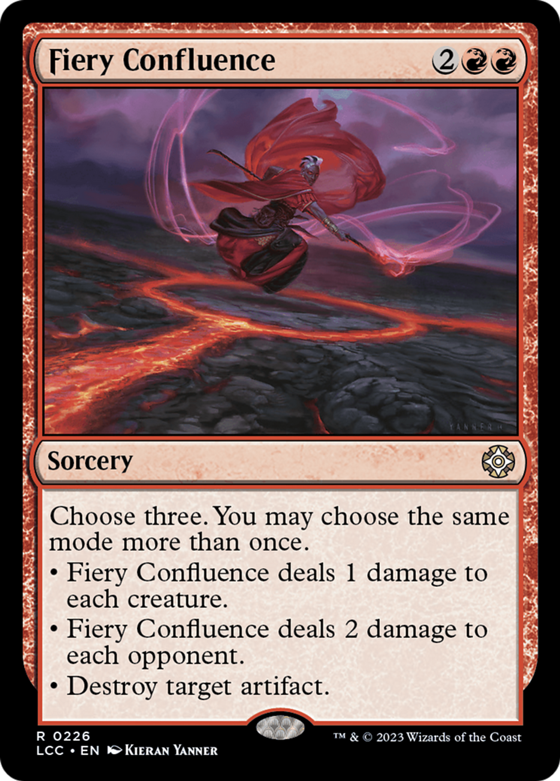 Fiery Confluence — The Lost Caverns of Ixalan Commander — Magic: The Gathering