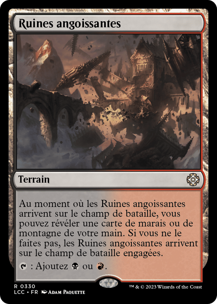 Ruines angoissantes from The Lost Caverns of Ixalan Commander - Magic: The Gathering