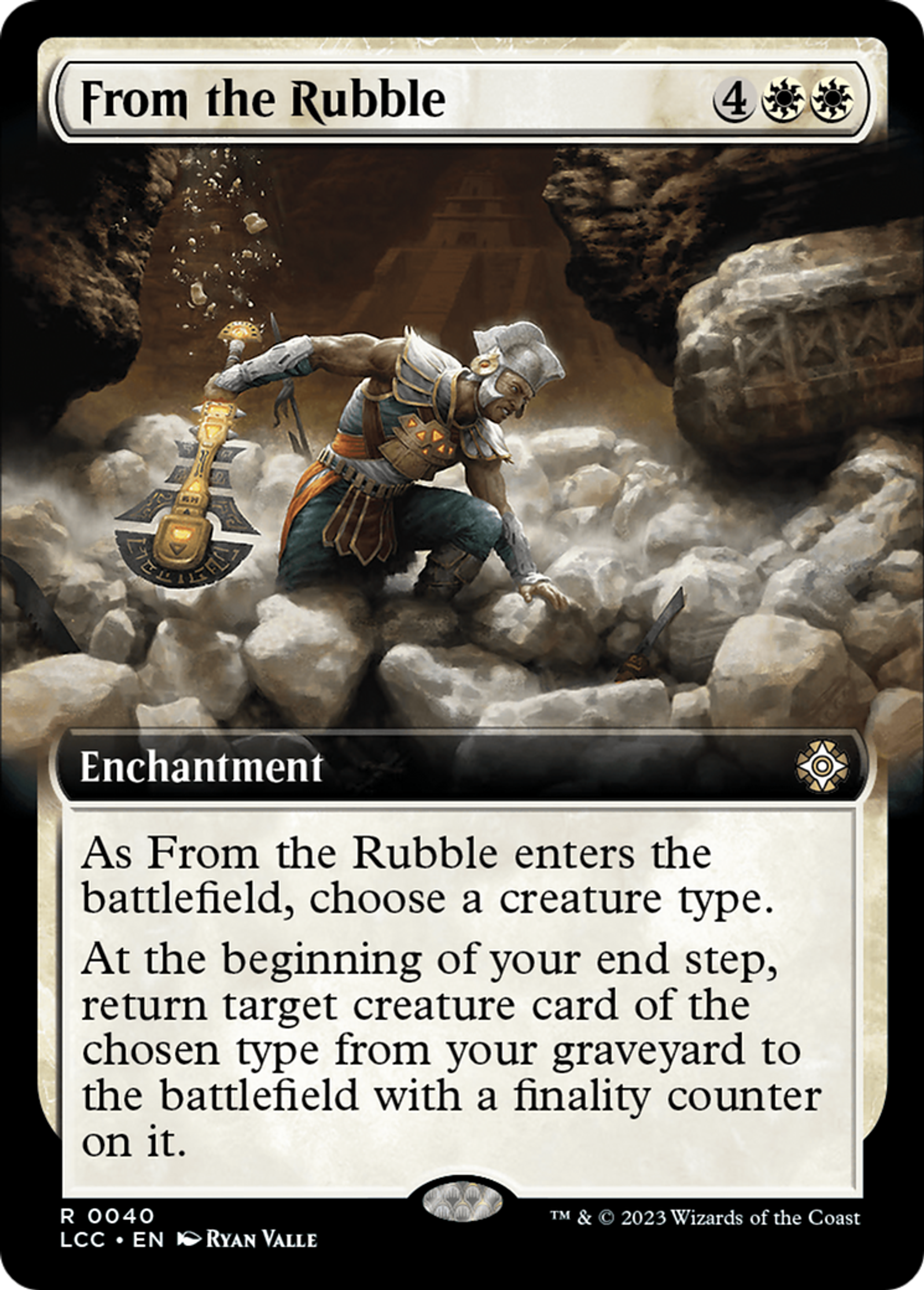 From the Rubble — The Lost Caverns of Ixalan Commander — Magic: The Gathering
