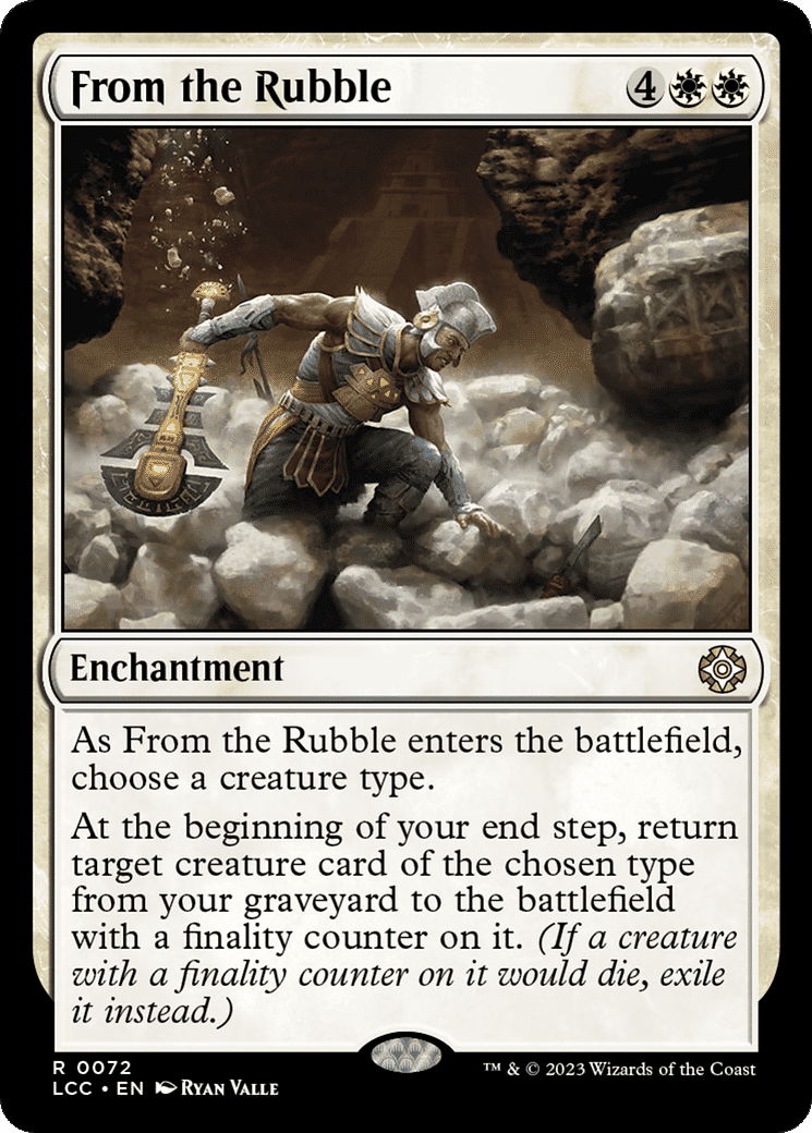 From the Rubble — The Lost Caverns of Ixalan Commander — Magic: The Gathering