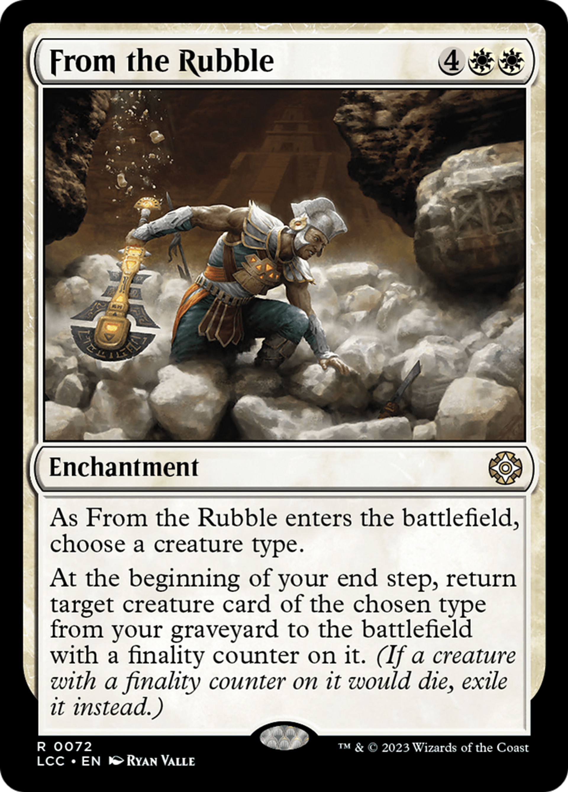 From the Rubble — The Lost Caverns of Ixalan Commander — Magic: The Gathering