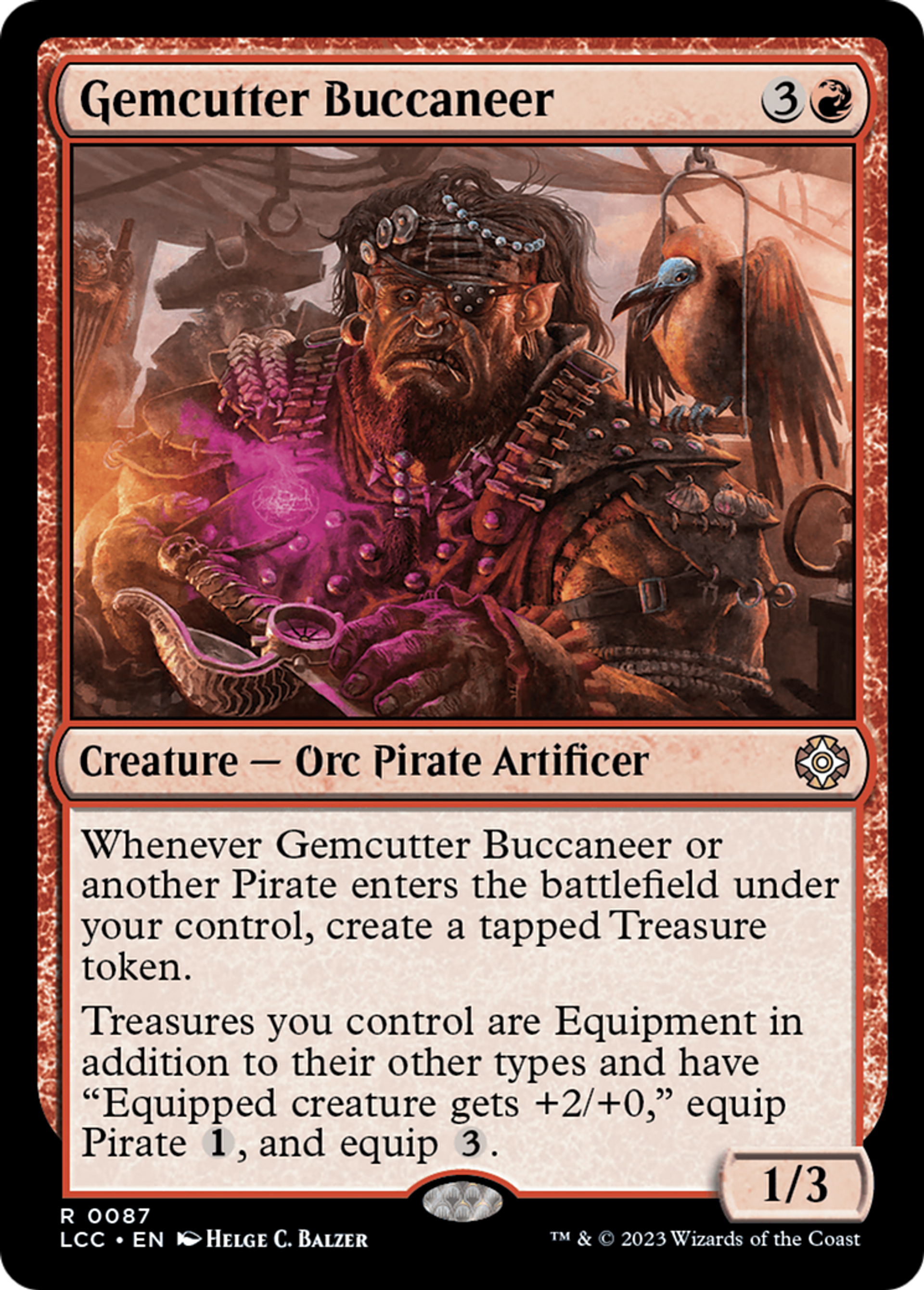 Gemcutter Buccaneer — The Lost Caverns of Ixalan Commander — Magic: The Gathering