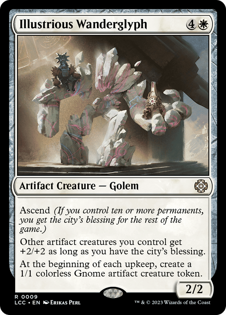 Illustrious Wanderglyph — The Lost Caverns of Ixalan Commander — Magic: The Gathering