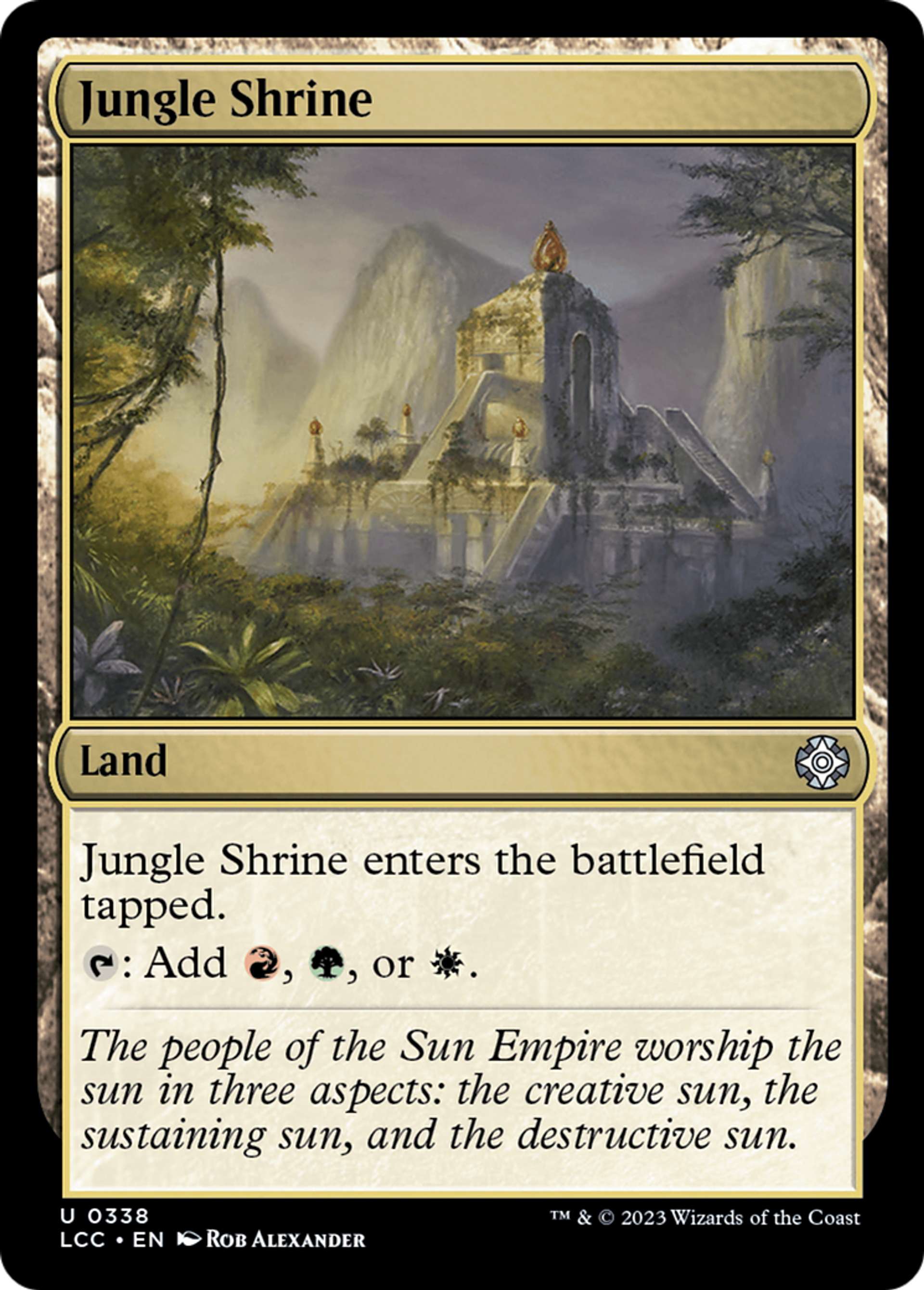 Jungle Shrine — The Lost Caverns of Ixalan Commander — Magic: The Gathering