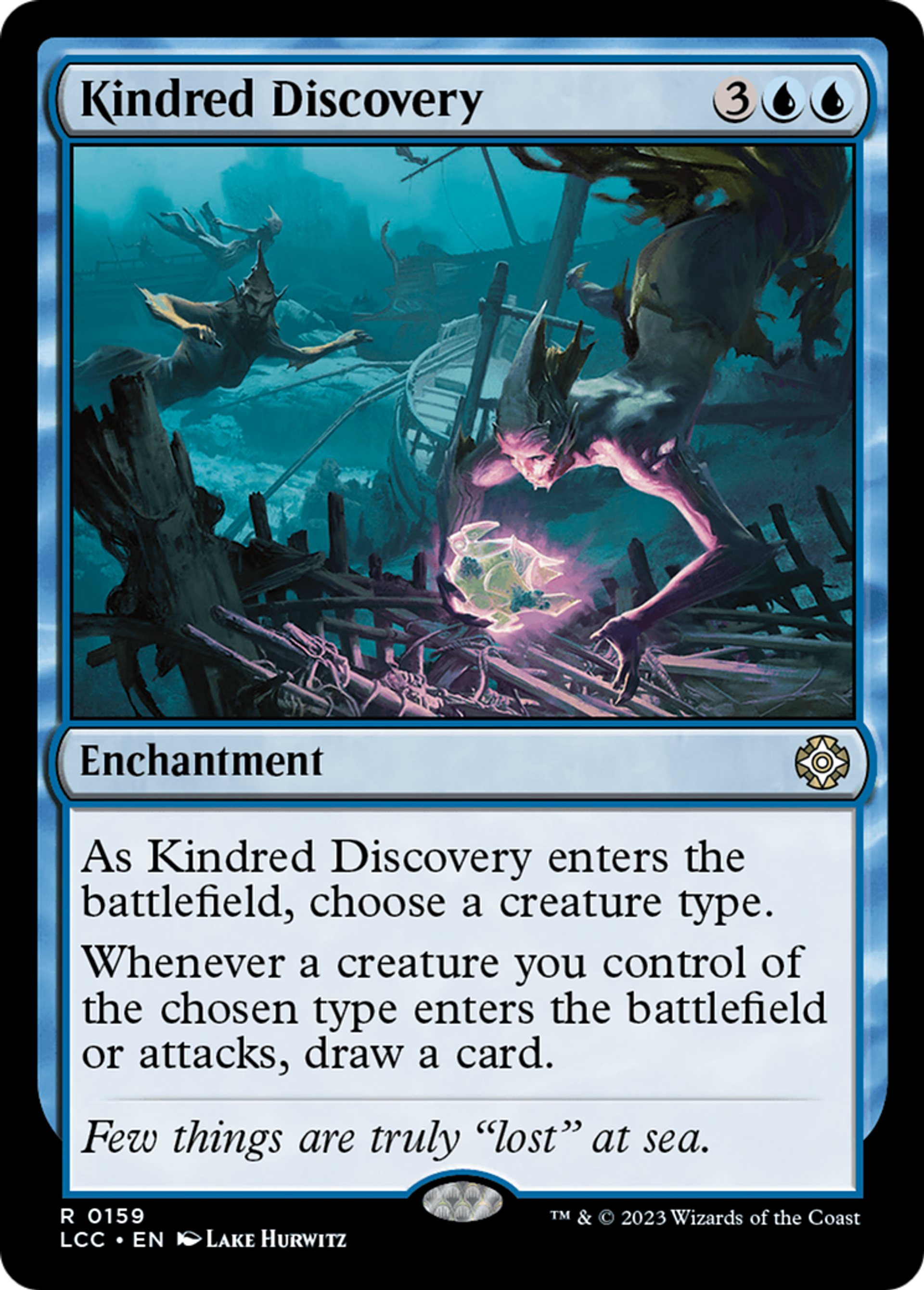Découverte de congénères — The Lost Caverns of Ixalan Commander — Magic: The Gathering