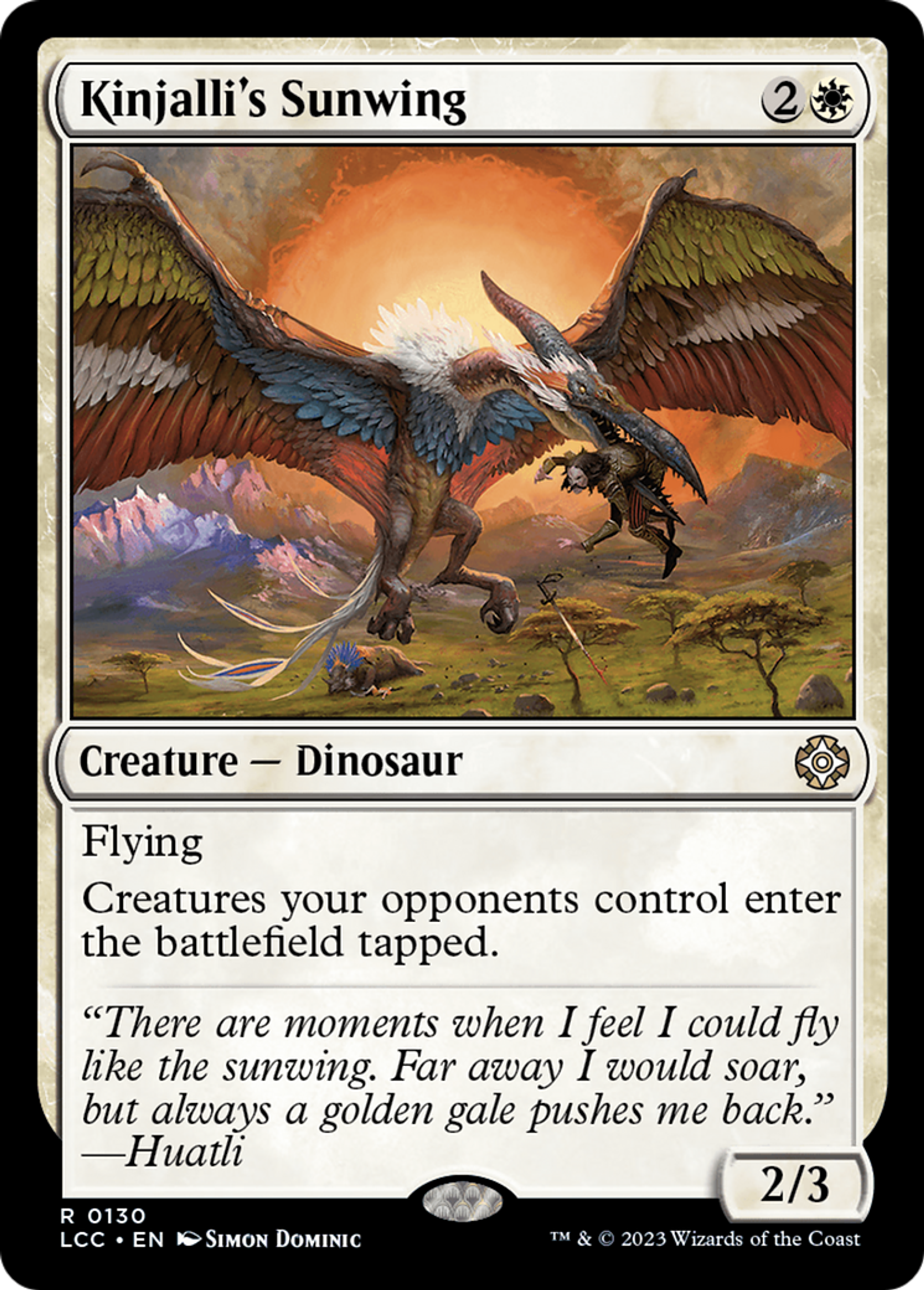 Solaile de Kinjalli — The Lost Caverns of Ixalan Commander — Magic: The Gathering
