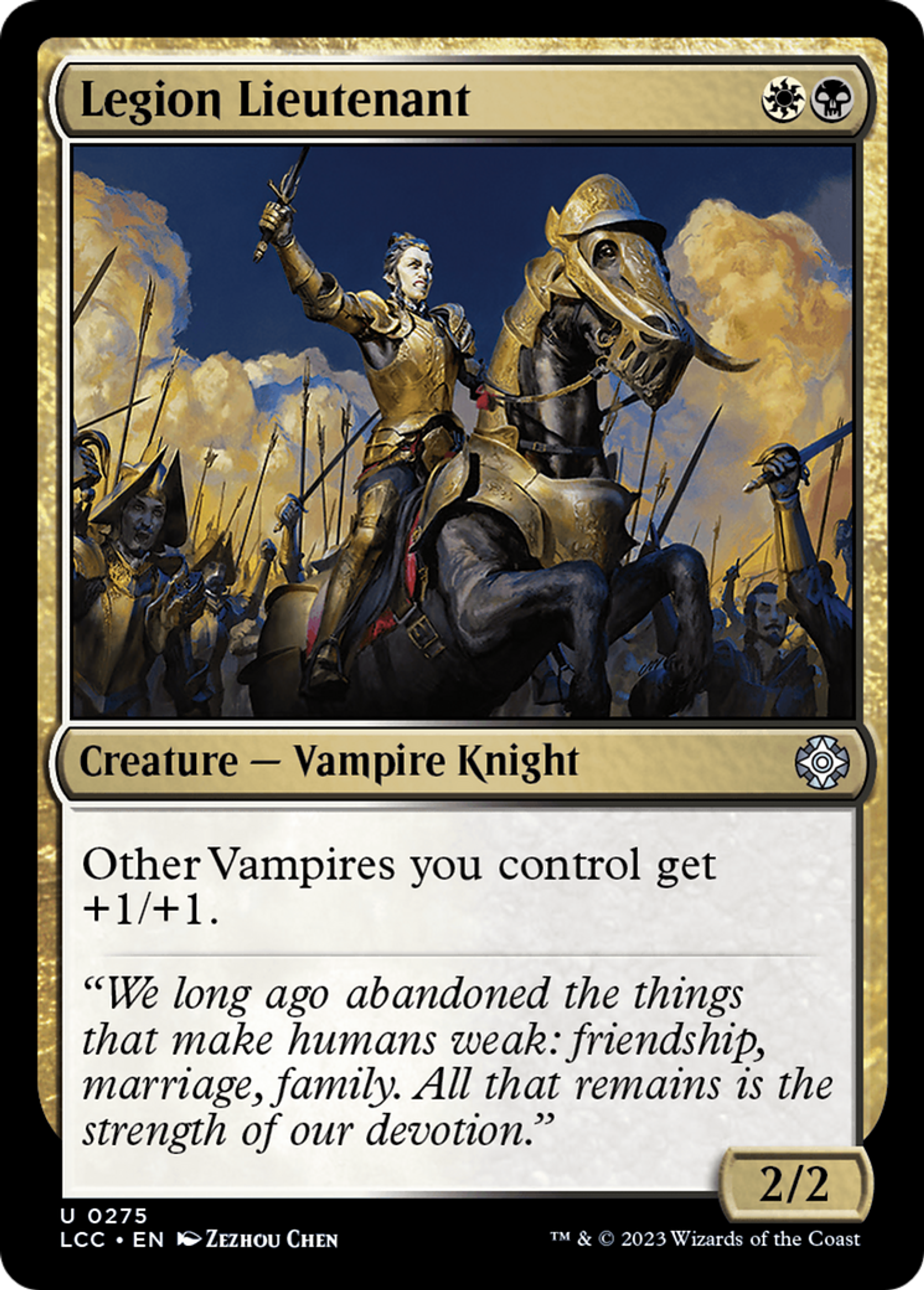 Legion Lieutenant — The Lost Caverns of Ixalan Commander — Magic: The Gathering